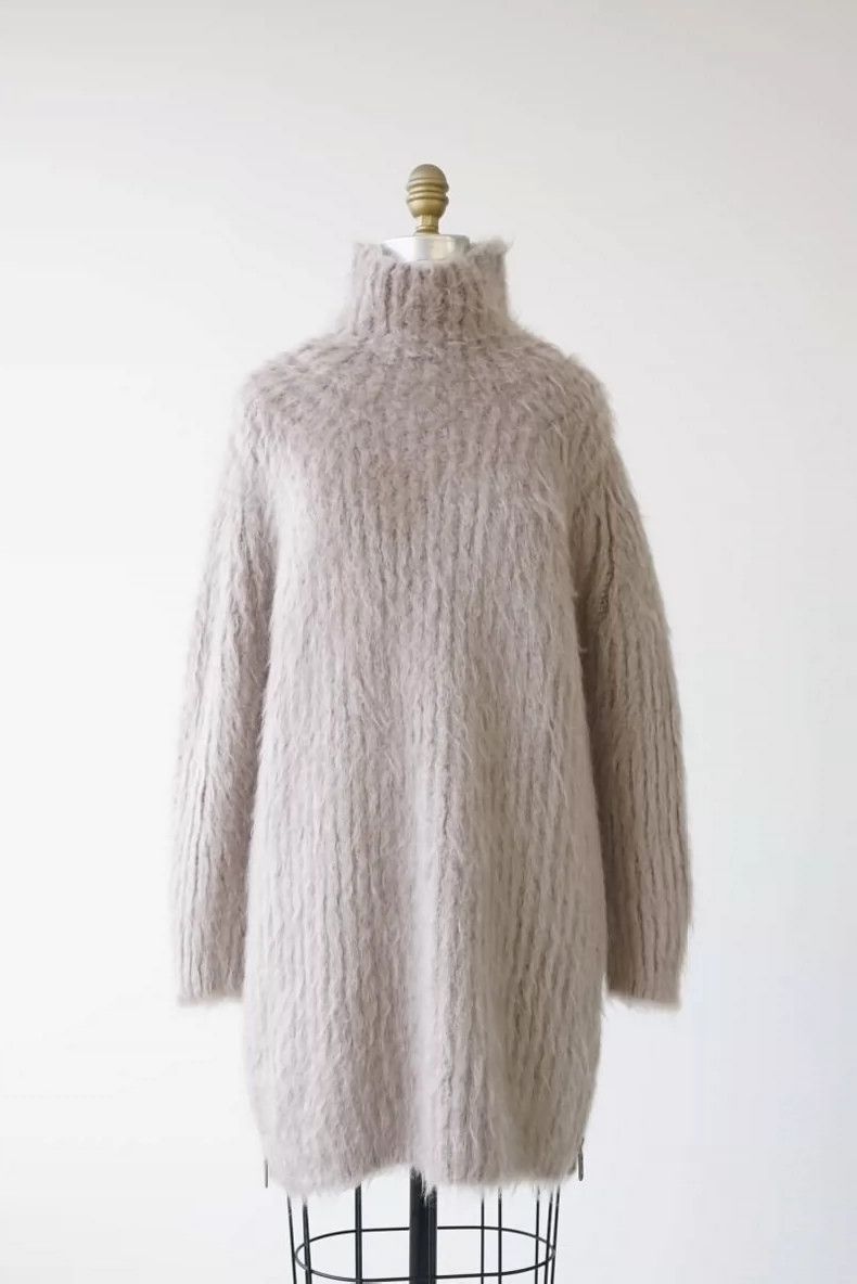 Fendi FENDI Hairy wool blend knit dress Size XS / US 0-2 / IT 36-38 - 1 Thumbnail