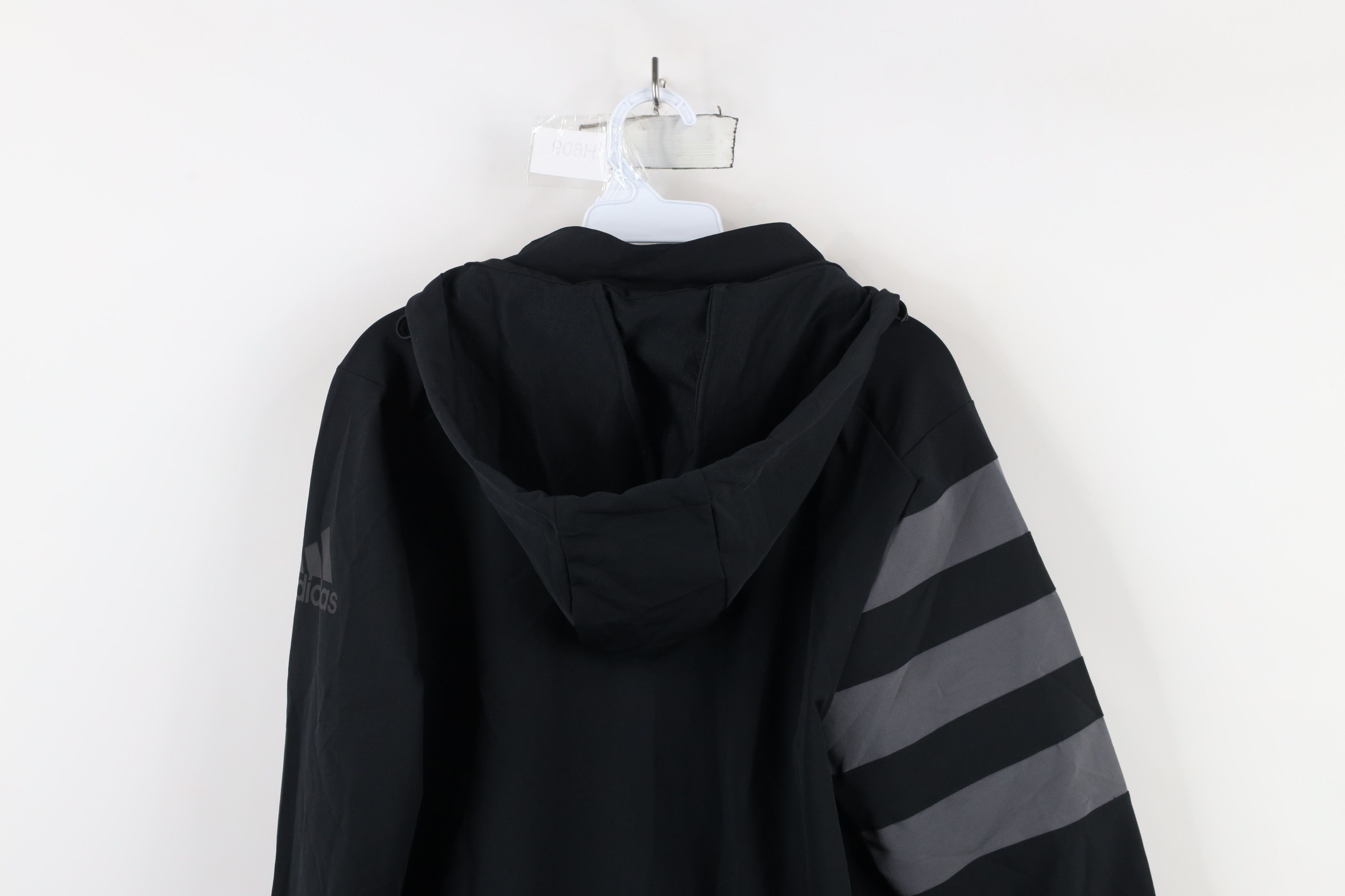 Adidas × Vintage Adidas Spell Team USA Volleyball Hooded Anorak Jacket Black Size US S / EU 44-46 / 1 - 13 Thumbnail