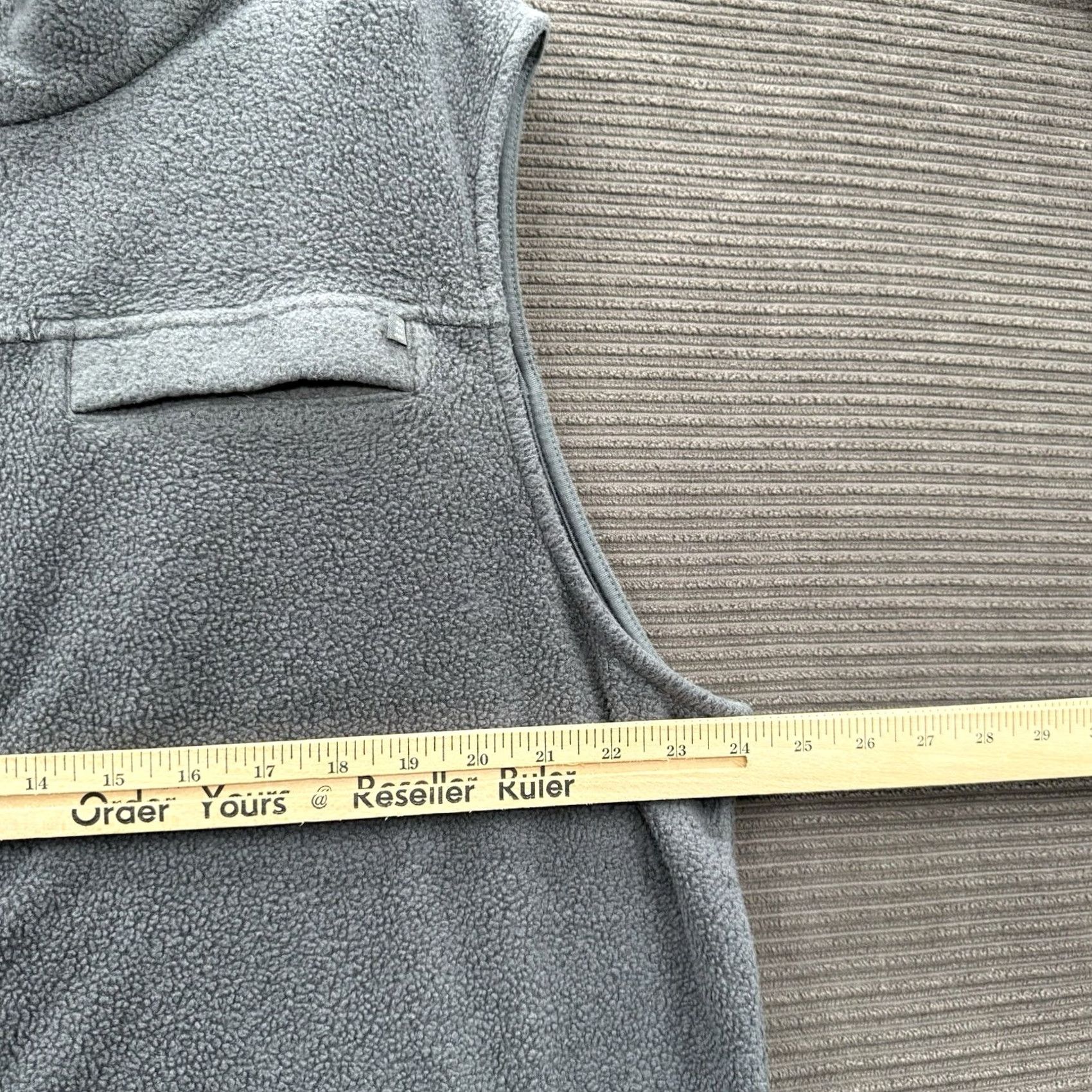 Vintage Free Fly Vest Men 3XL Gray Bamboo Outdoors Hiking Exploring Fishing Casual Fleece Vest Regular Big & Tall Zip Full Zip Lightweight Solid Outdoor Men Size US XXL / EU 58 / 5 - 4 Thumbnail