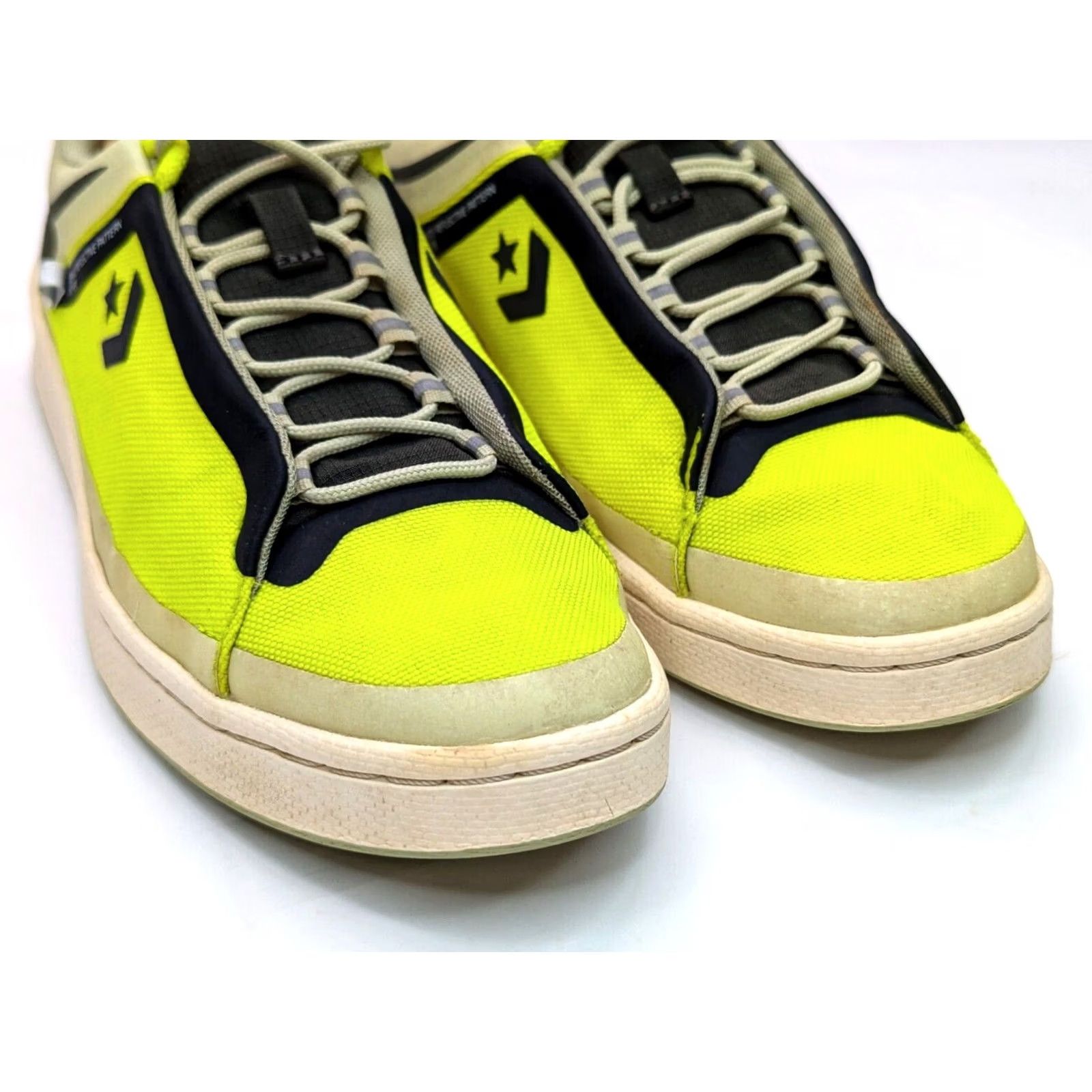 Converse Converse Pro Leather OX Low Top Shoe Mens 8 Yellow Canvas Reflective 169523C Athletic Sneaker Size US M / EU 48-50 / 2 - 6 Thumbnail