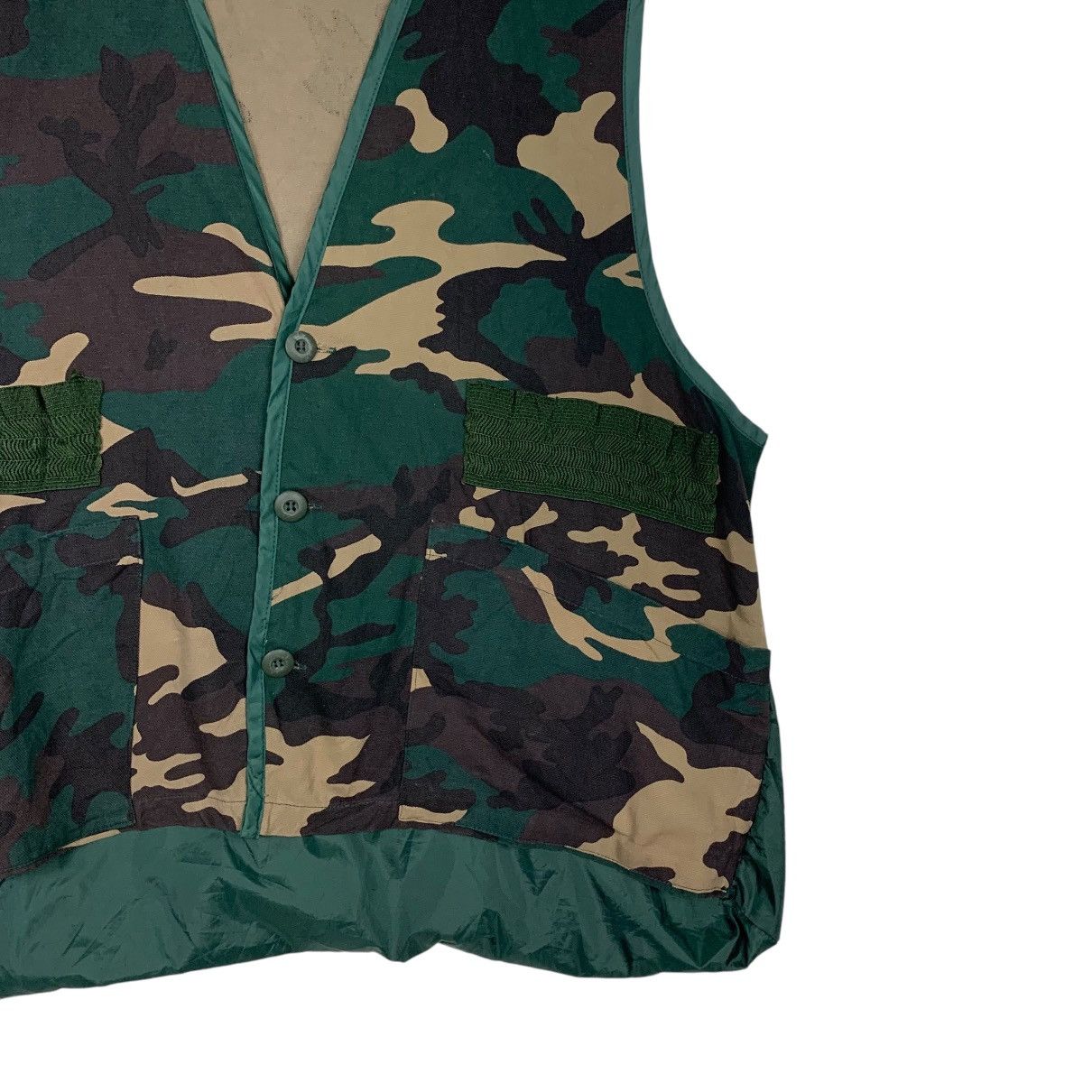 Vintage 90's GAME WINNER Sportswear Camo Hunting Vest #2443-C109 Size US L / EU 52-54 / 3 - 4 Thumbnail