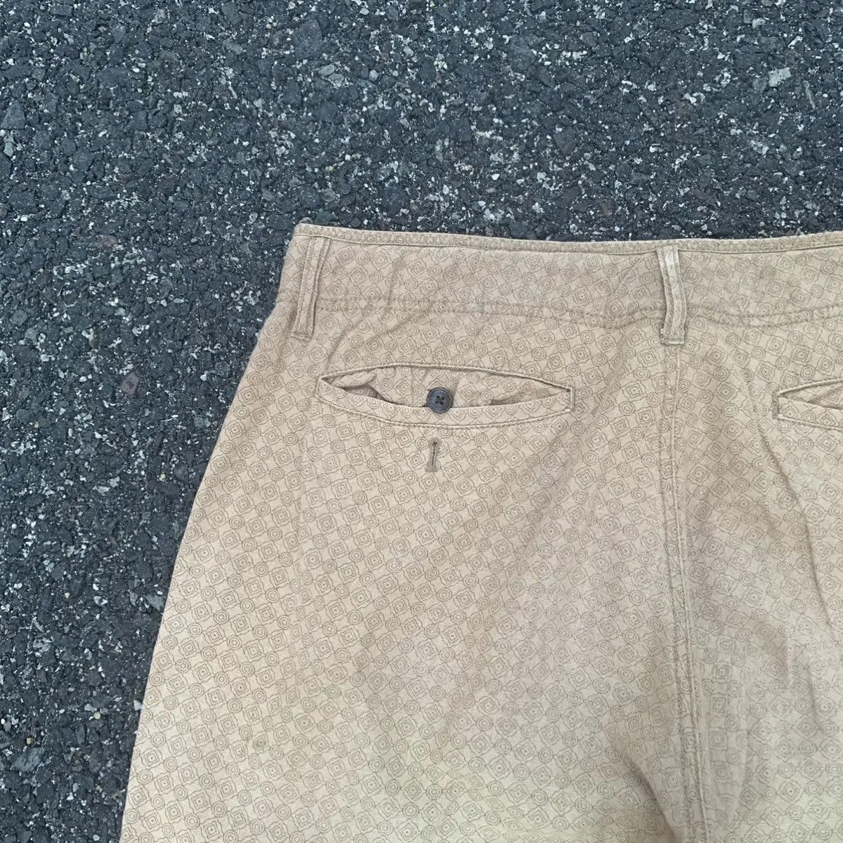 IKKS Japanese Vintage IKKA Monogram Faded Easy Pants Large Size US 35 - 11 Thumbnail