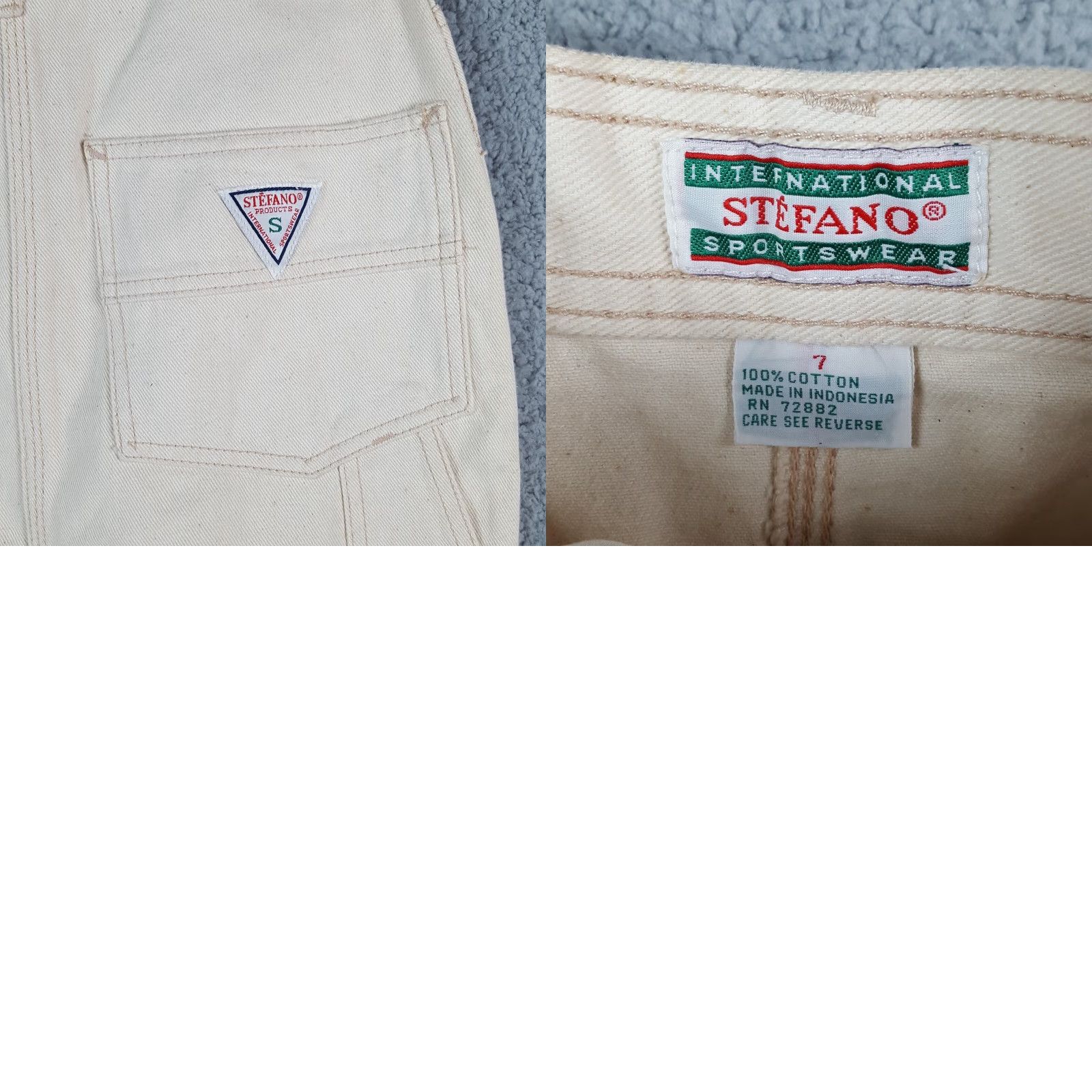 Vintage VINTAGE Stefano White Denim Midi Skirt Women's Size 7 Straight Pencil Y2K 90s Western Size 28" / US 6 / IT 42 - 8 Thumbnail