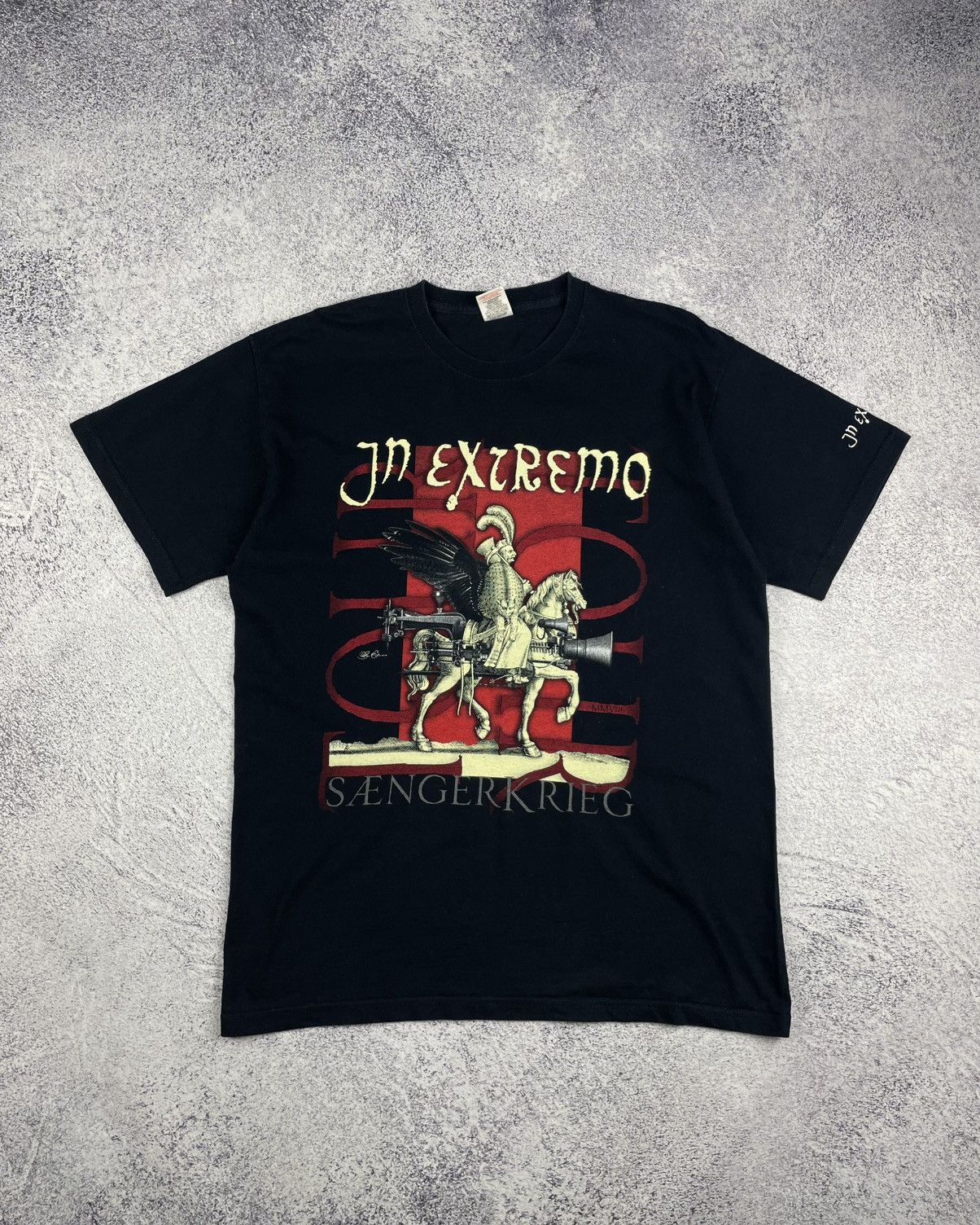 Fruit Of The Loom Vintage 2008 In Extremo Tour Graphic Tee T-shirt Size L Size US L / EU 52-54 / 3 - 1 Thumbnail