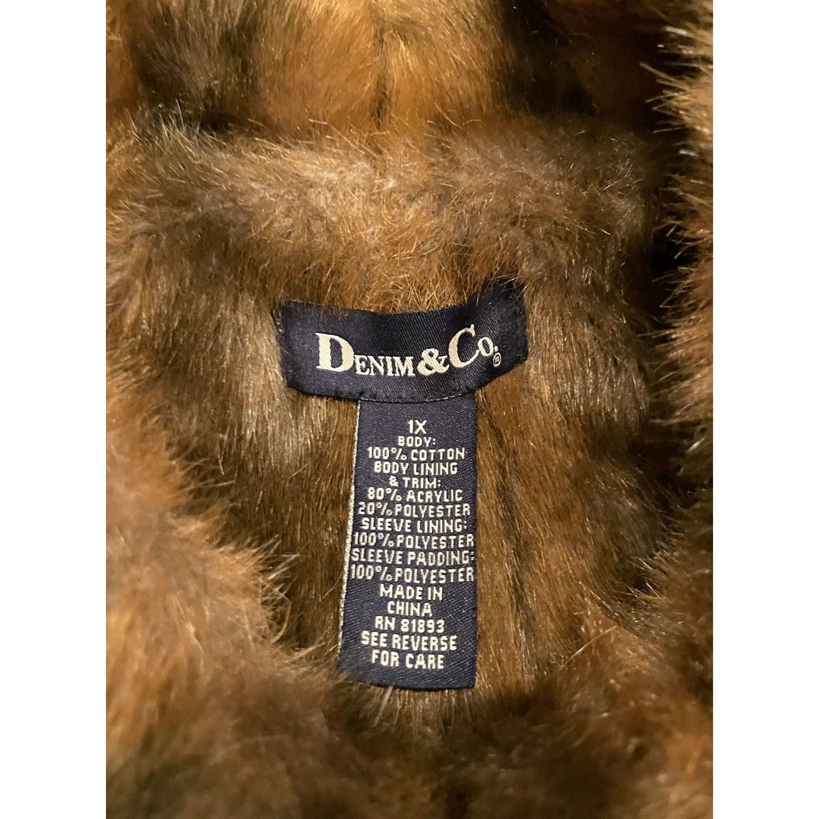 Denim & Co. VINTAGE? Size XXL / US 16-18 / IT 52-54 - 3 Thumbnail