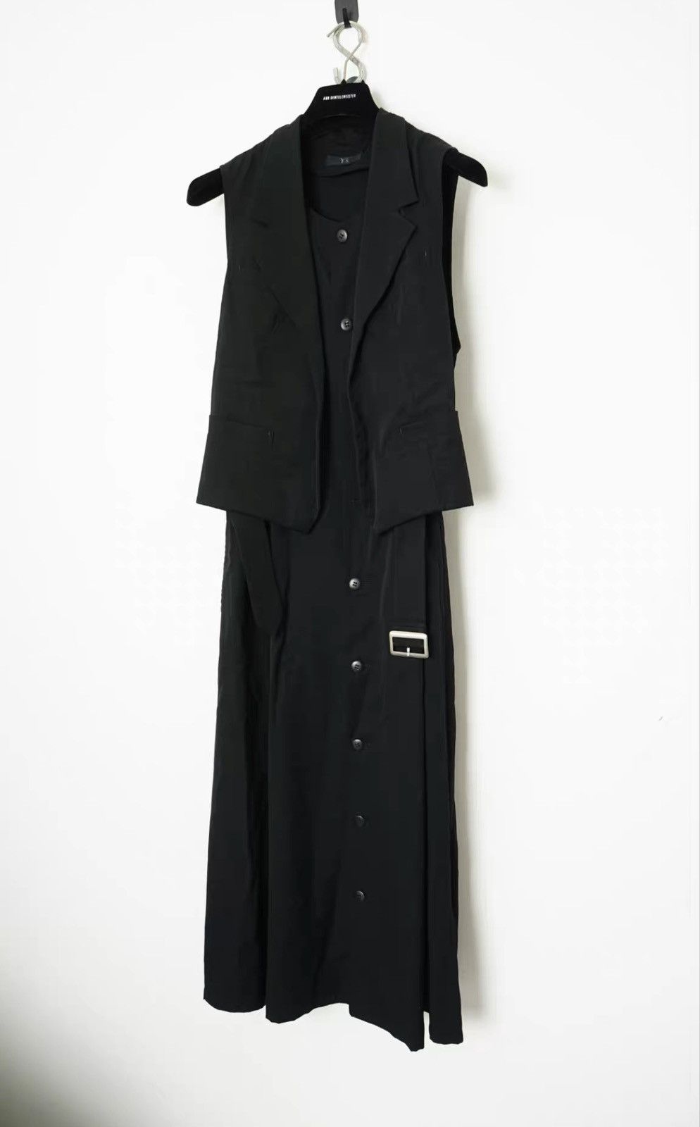 Yohji Yamamoto Yohji Yamamoto Y's Layered Look Sleeveless Mid-Length Coat Size US M / EU 48-50 / 2 - 2 Thumbnail
