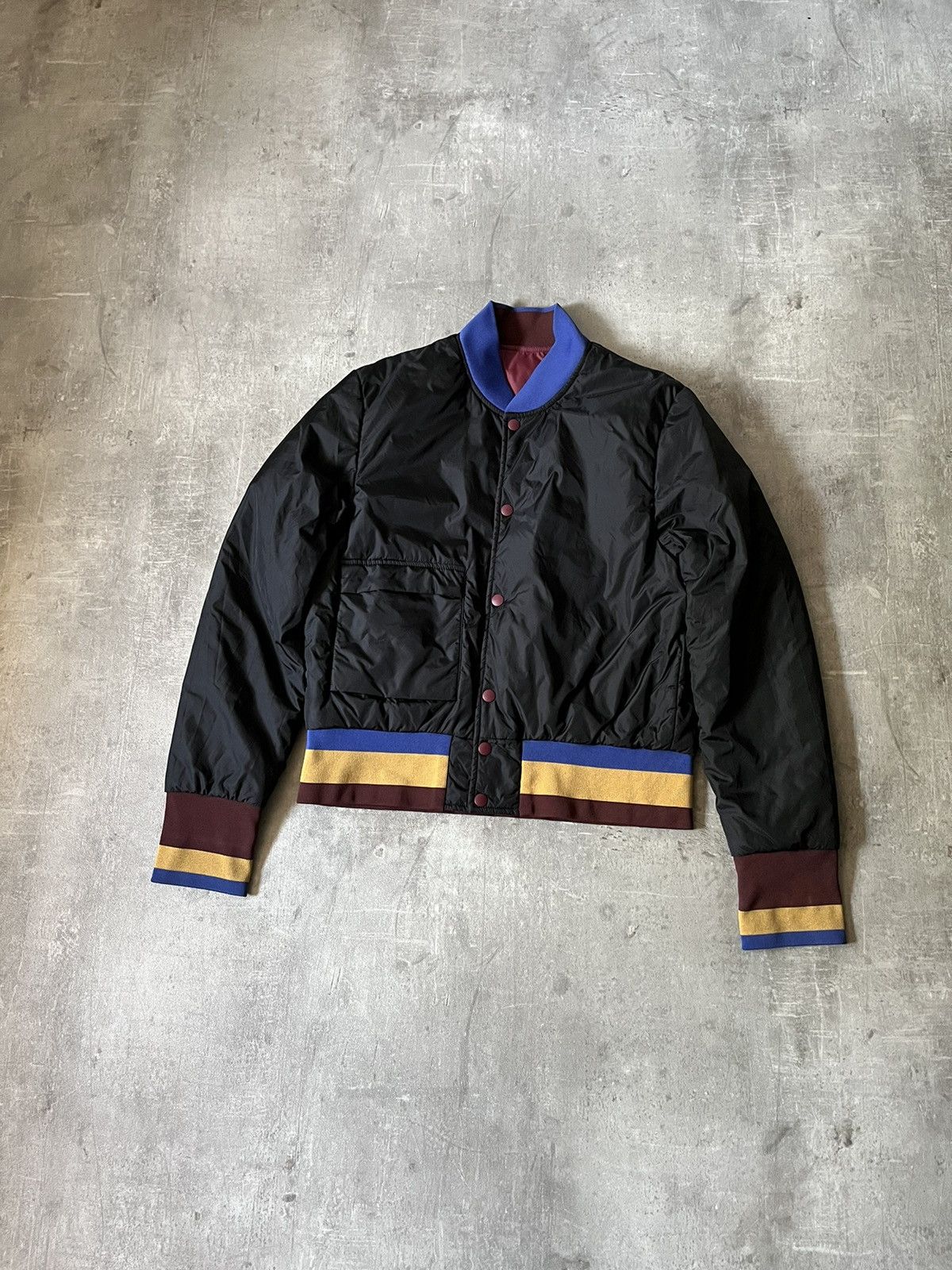 image of Acne Studios Mills Face Reversible Bomber Jacket, Men's (Size Small)