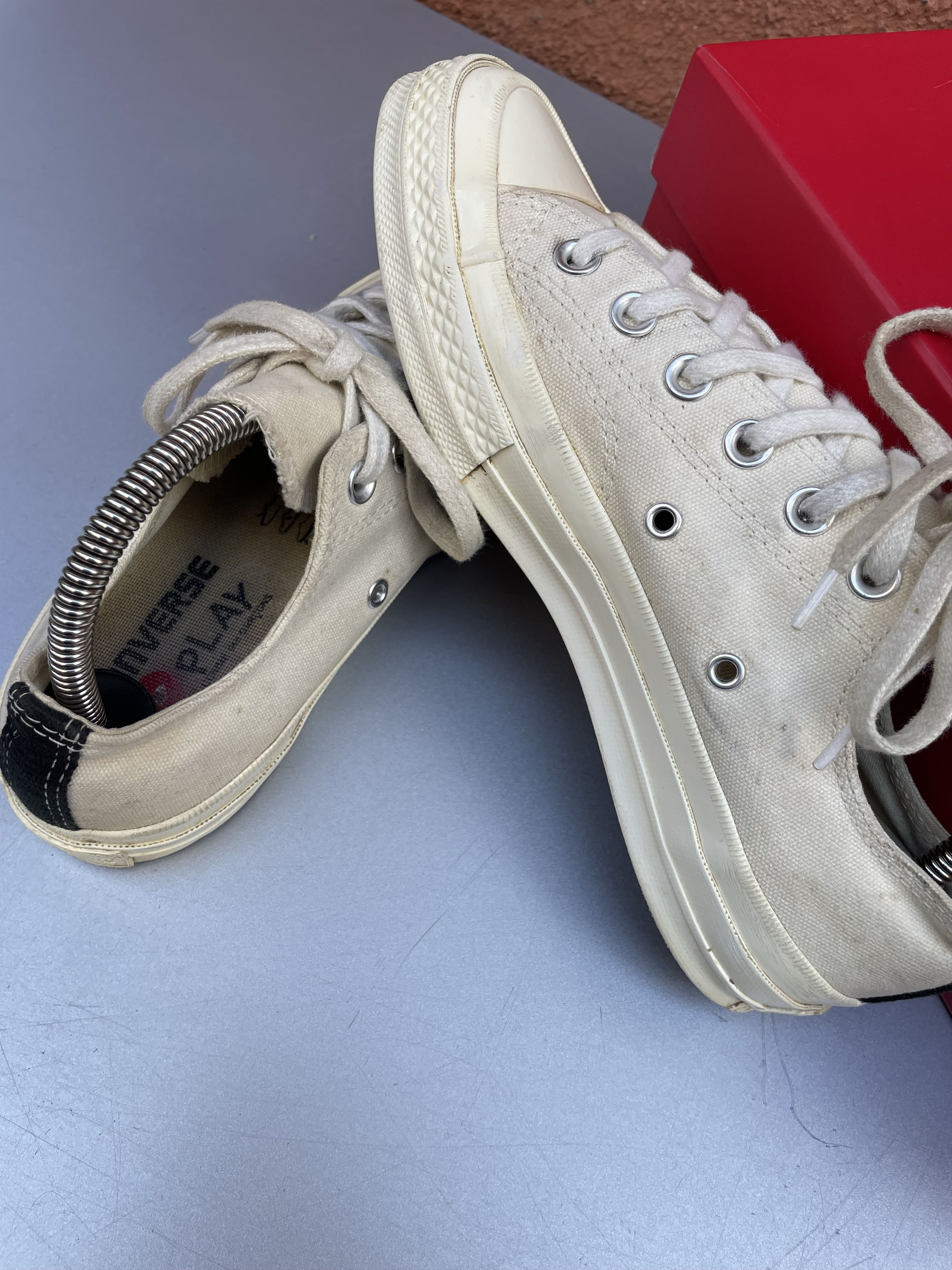 Comme des Garcons × Converse Rare Converse Comme Des Garçon all star shoes Size US 6 / EU 39 - 7 Thumbnail