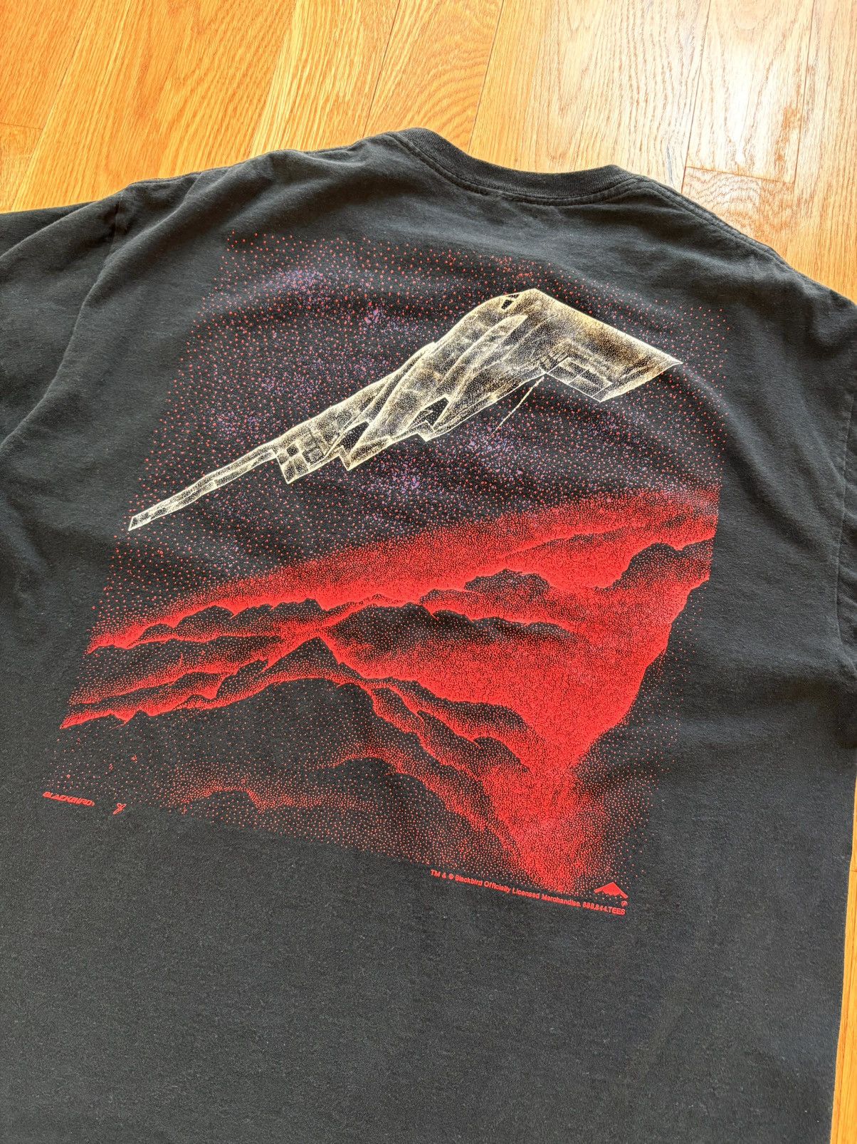 Blackbird Blackbird Vintage 90s B2 Bomber Double-sided Military Tee L Size US L / EU 52-54 / 3 - 4 Thumbnail