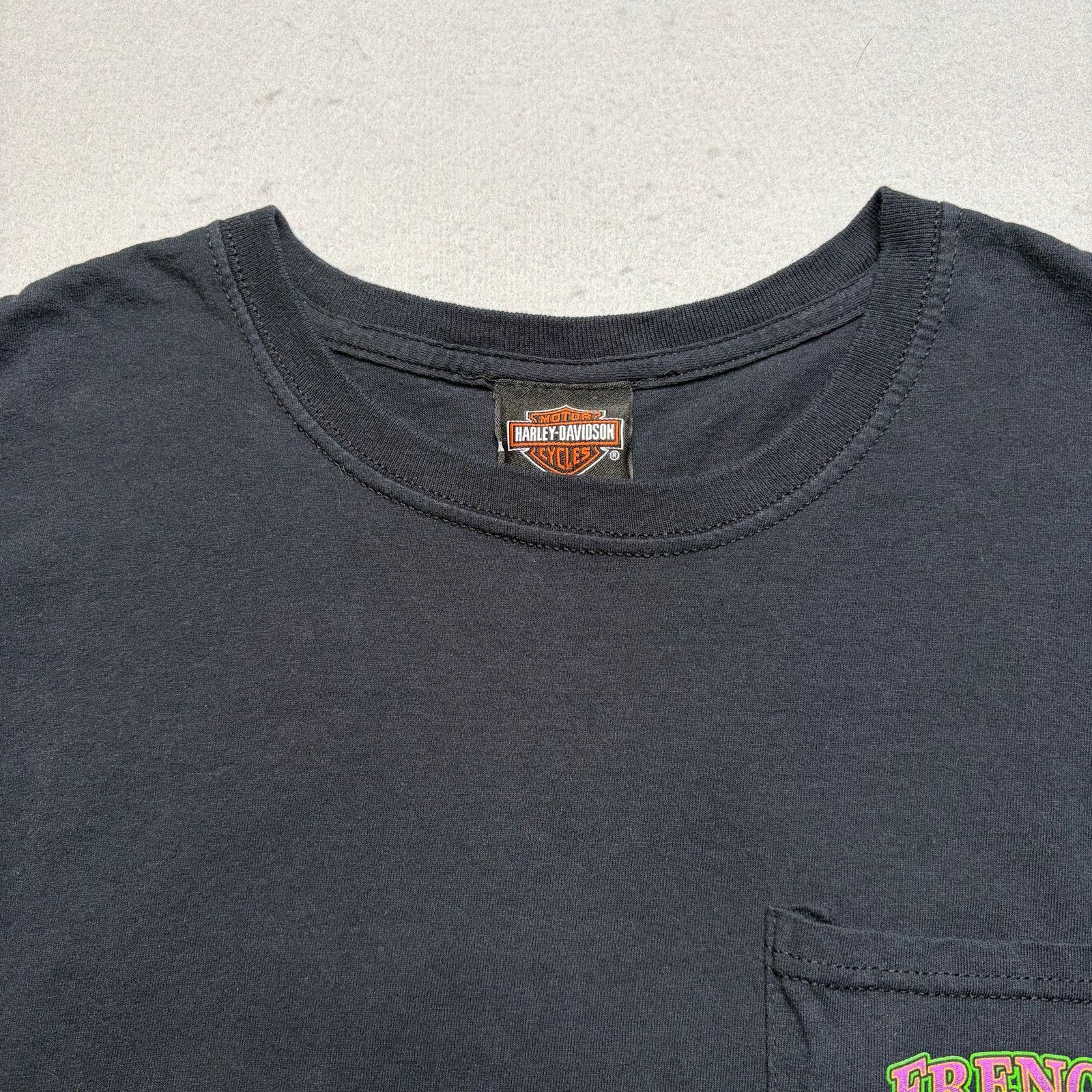 Harley Davidson Vintage Harley Davidson Bourbon Street T Shirt Top Men SZ L Size US L / EU 52-54 / 3 - 9 Thumbnail