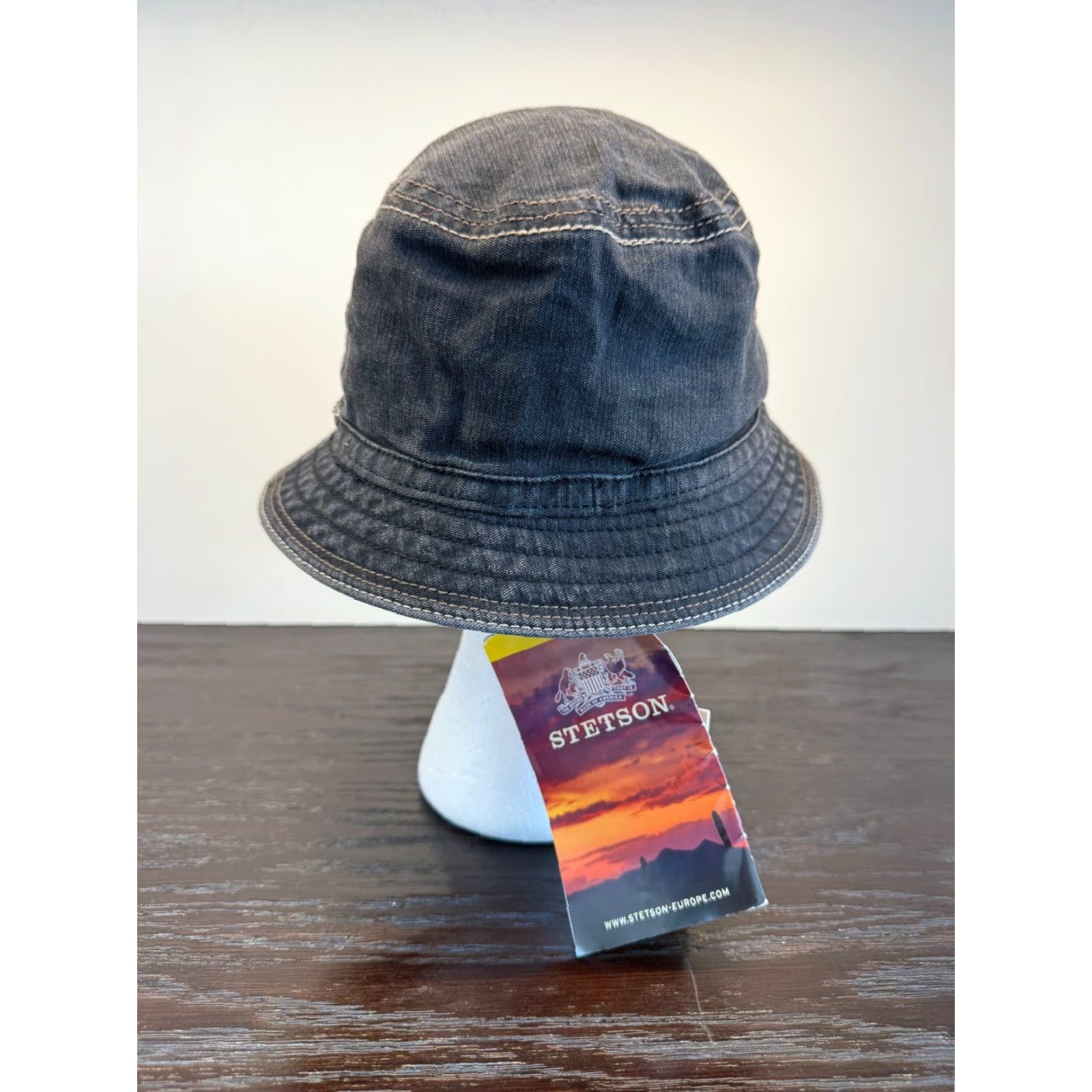 Stetson Stetson Hat Women Small Black LeClaire Bucket Twill Outdoor Hike Travel Womens Size ONE SIZE - 4 Thumbnail