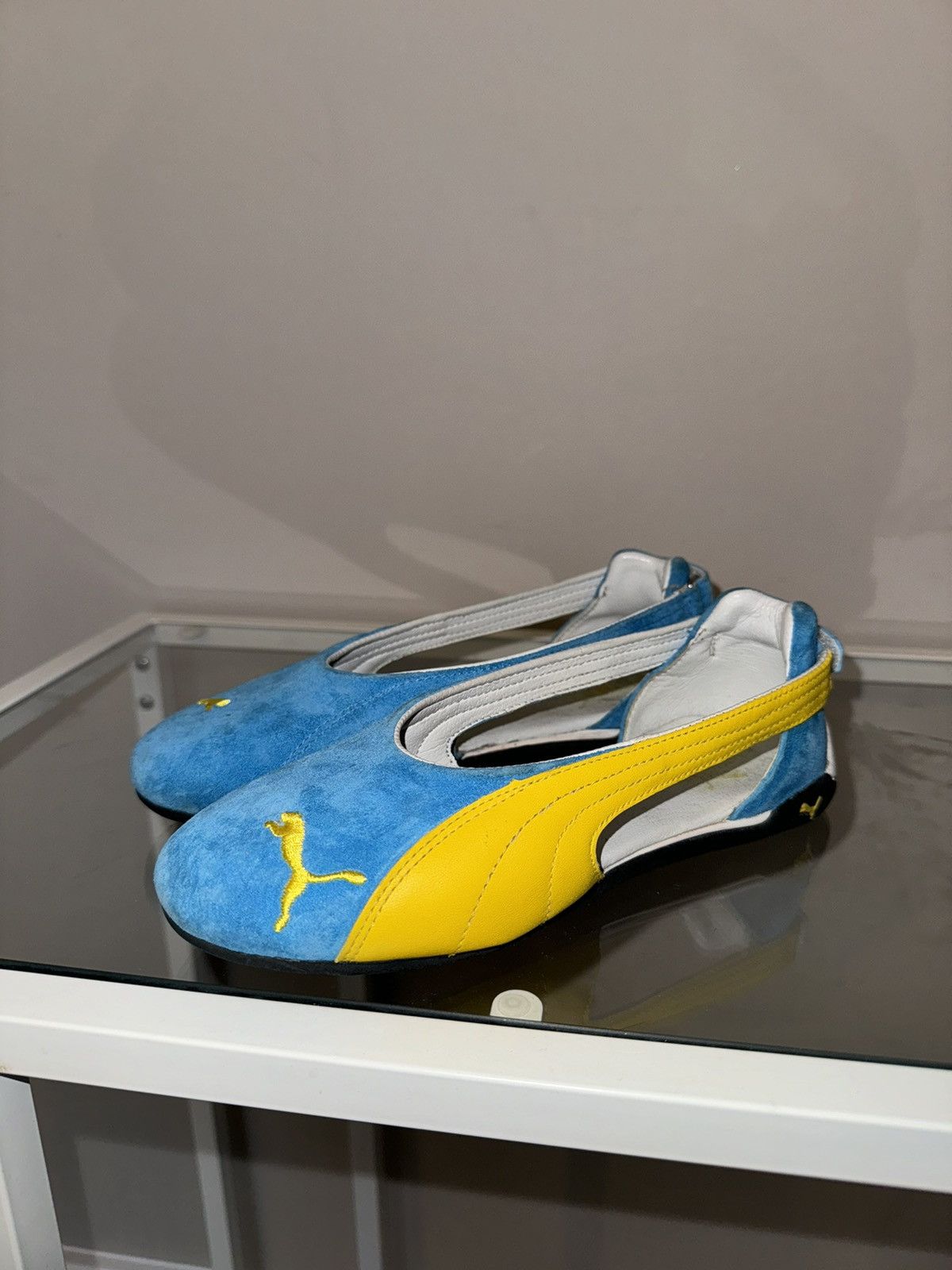 Puma × Vintage Puma blue speedcat sandals balerine shoes vintage 00s y2k Size US 4 / IT 34 - 1 Thumbnail