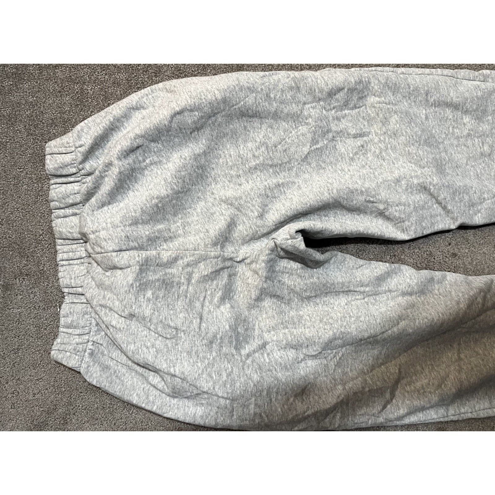 Gap Gap Sweatpants Women Gray Solid Size Medium Regular Pockets Logo Athleisure Activewear Pants Tapered 90s? (Oops) Size 28" / US 6 / IT 42 - 4 Thumbnail