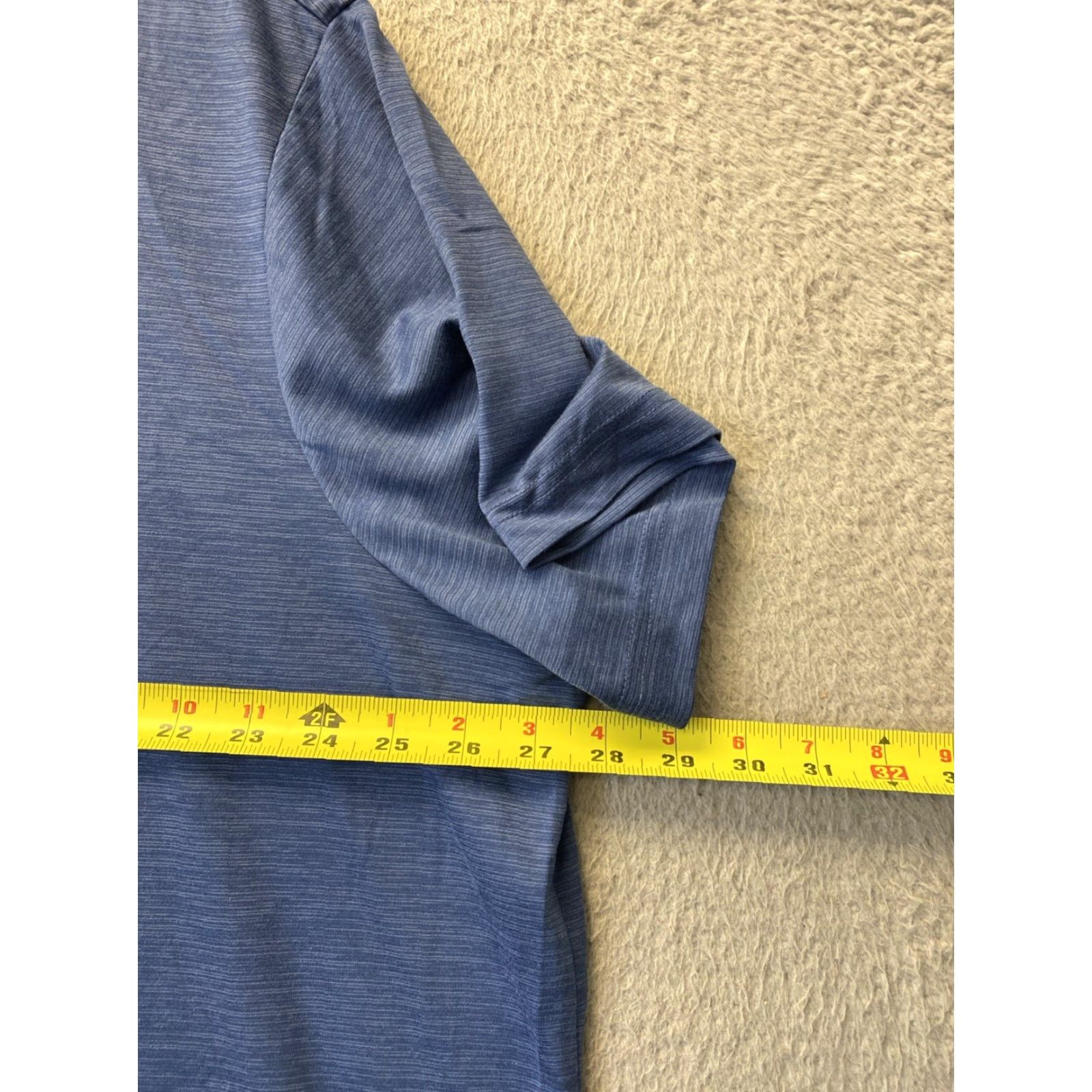 Athletic Works Athletic Works DriWorks Knit Shirt 3 XL Blue Short Sleeve Crew Neck Men T-Shirt Size US XXL / EU 58 / 5 - 3 Thumbnail