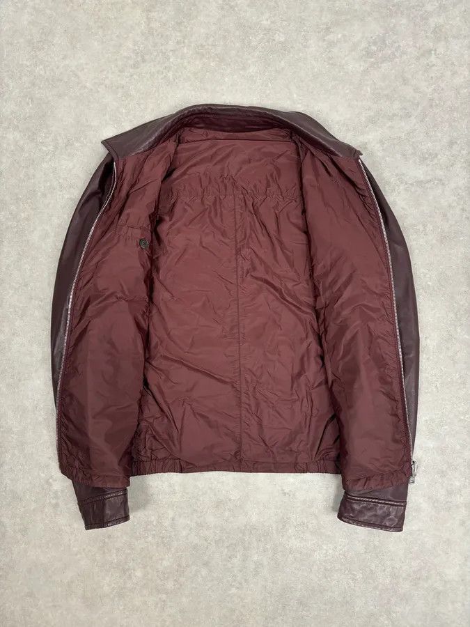 Prada AW2013 Prada Burgundy Leather Reversible Premium Jacket Size US S / EU 44-46 / 1 - 11 Thumbnail