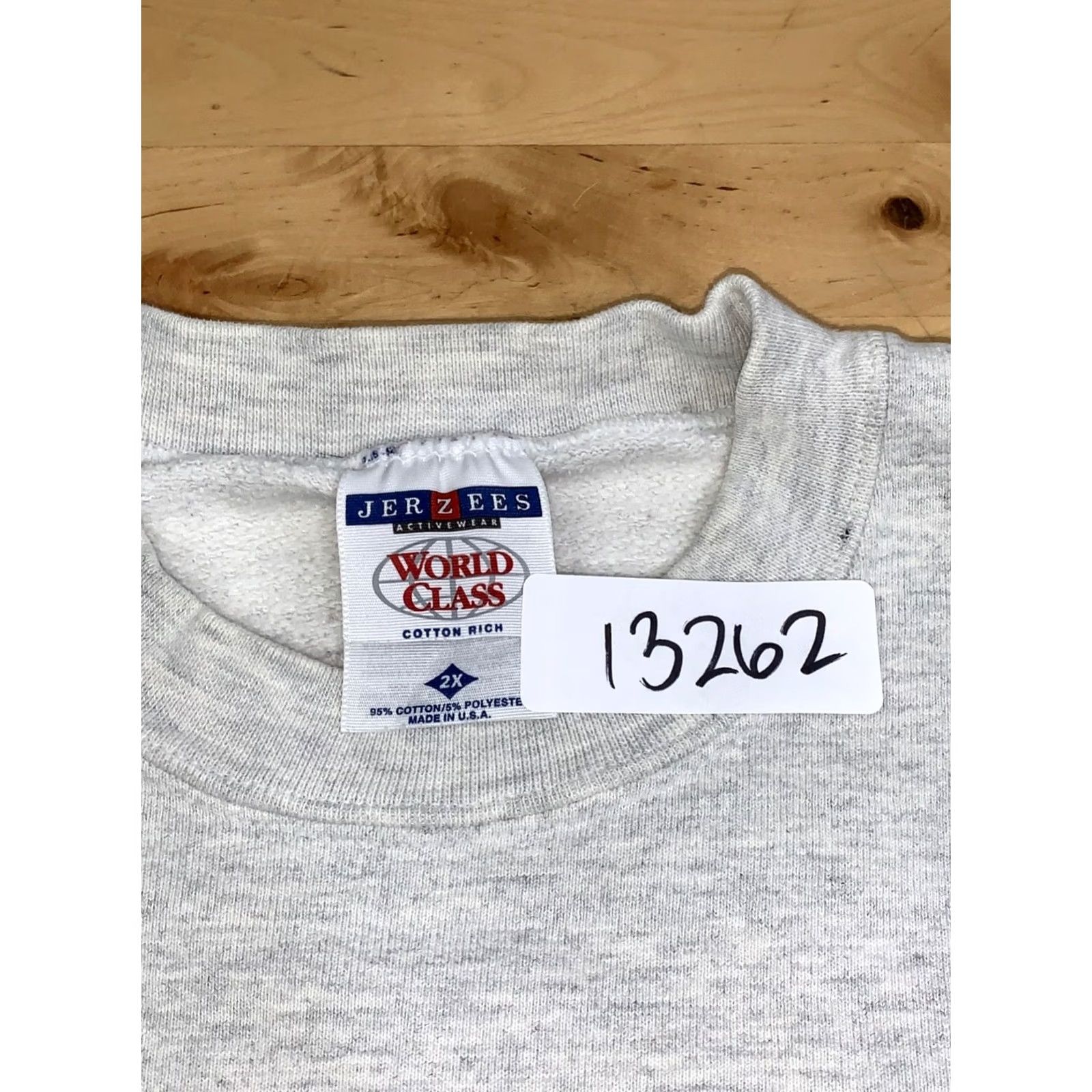 Jerzees Kettle One Vodka Promo Sweatshirt Men 2XL Gray Pullover Liquor Jerzees Sweatshirt Crew Neck Long Sleeve Winter Size US XXL / EU 58 / 5 - 2 Thumbnail