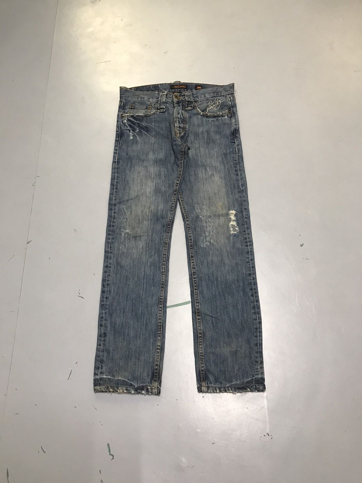 Ed Hardy Vintage Ed hardy embroidered denim Size US 32 / EU 48 - 2 Thumbnail