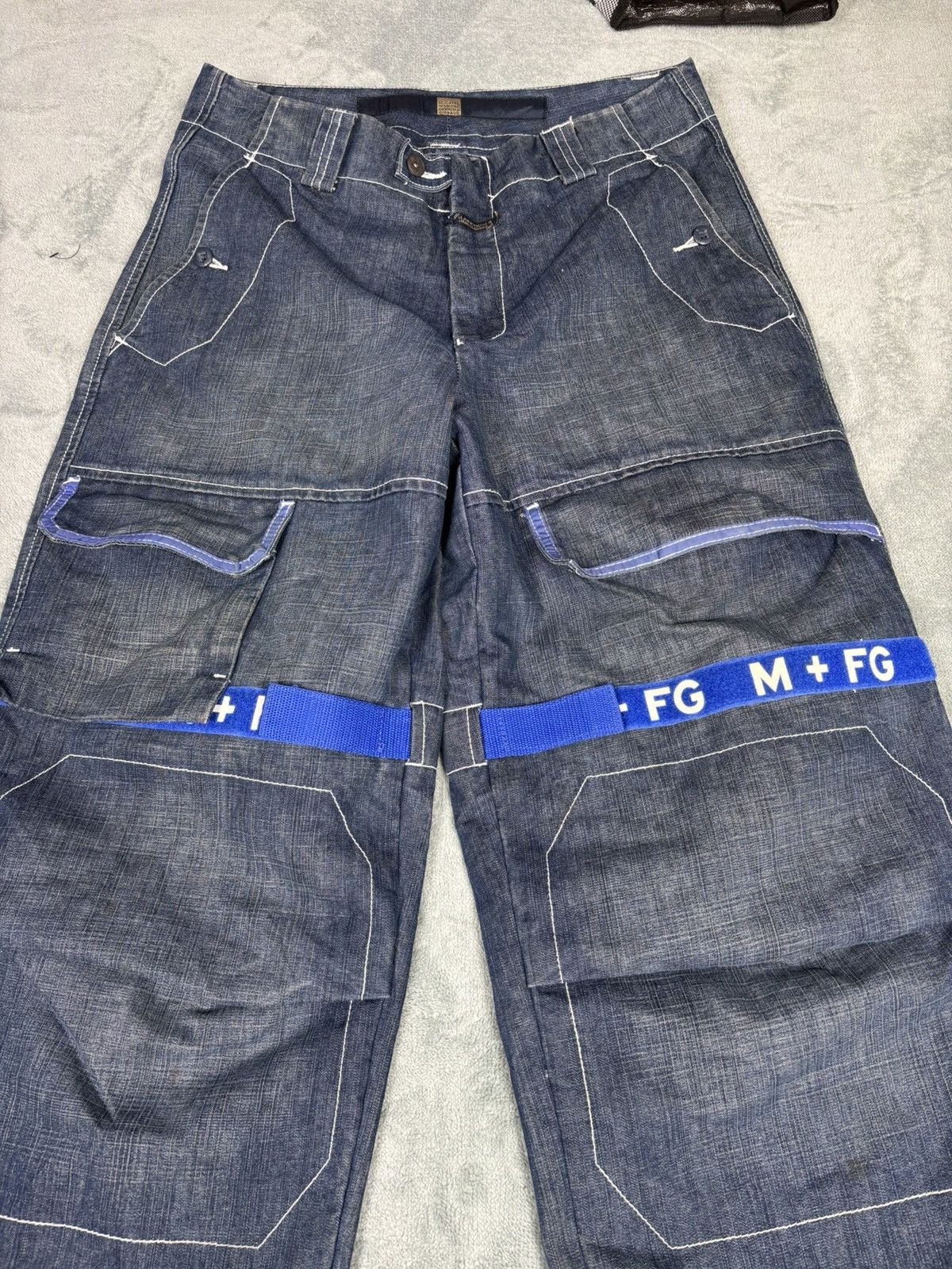 Marithe + Francois Girbaud Marithe Francois Girbaud Baggy Denim Pants. S0357 Size US 33 - 3 Thumbnail