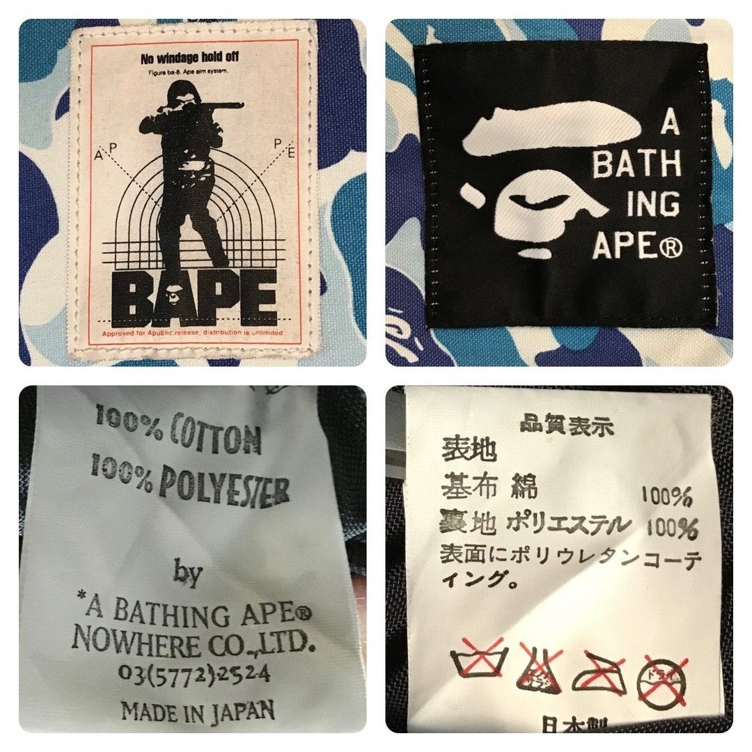Bape 🔥Vintage🔥 BAPE ABC camo blue backpack a bathing ape NIGO Size ONE SIZE - 10 Thumbnail