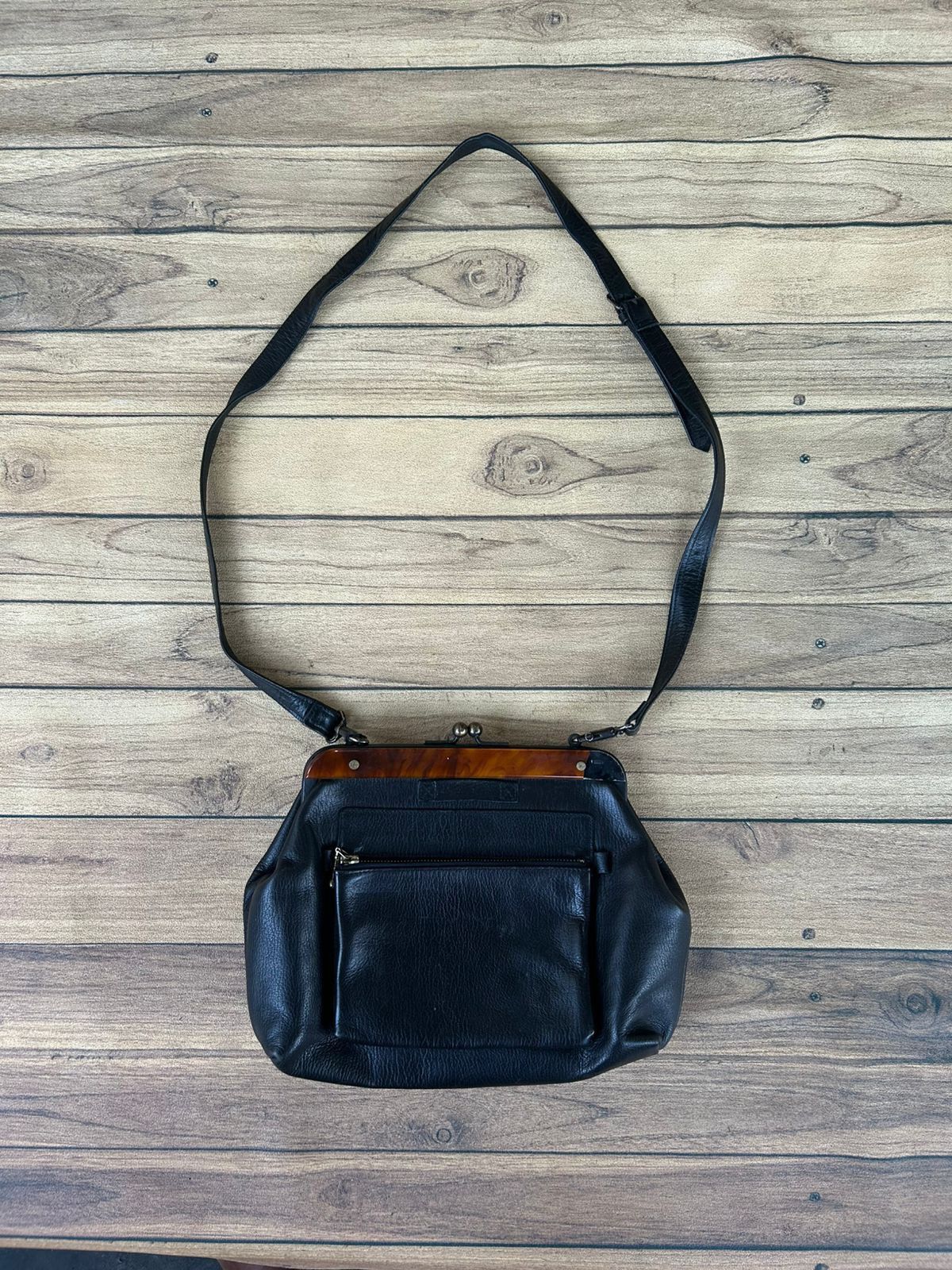 Jean Paul Gaultier Rare ! Vintage jean paul gaultier tortoise bar leather bag Size ONE SIZE - 1 Thumbnail