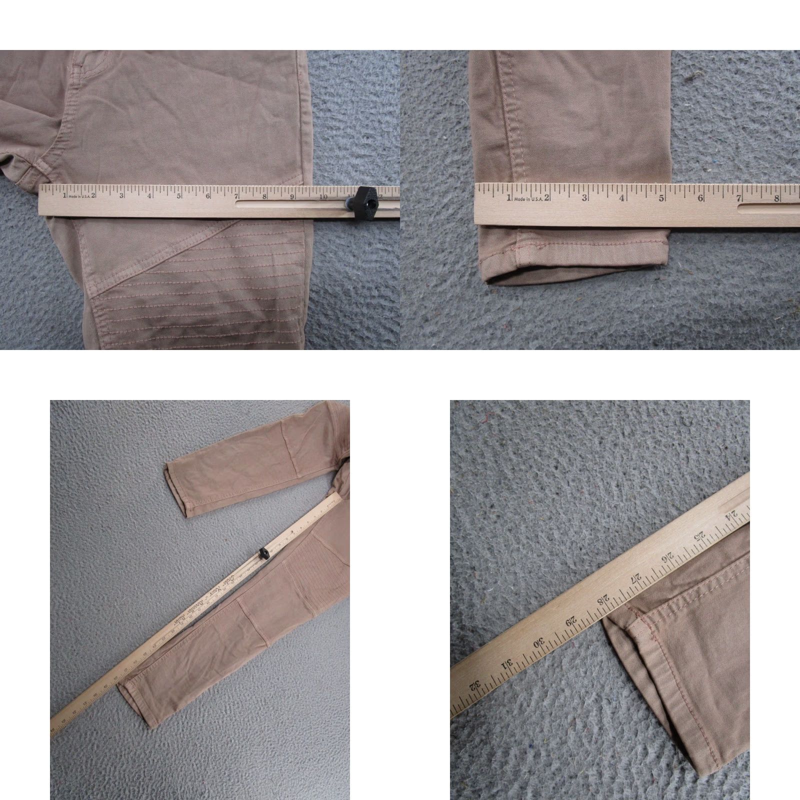 Denime Easel Jeans Skinny Fit Denim Beige Size M Womens Stretch 5-Pocket Design Vintage No Size 32" / US 10 / IT 46 - 8 Thumbnail