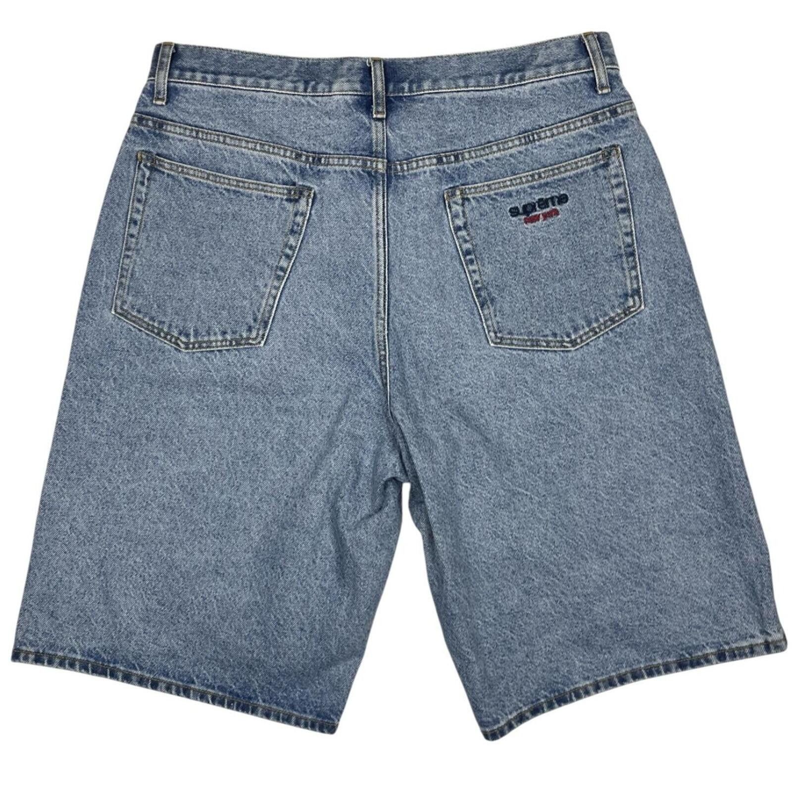 Supreme Supreme SS21 Handstyle Denim Painter Shorts Jorts 34 | Grailed