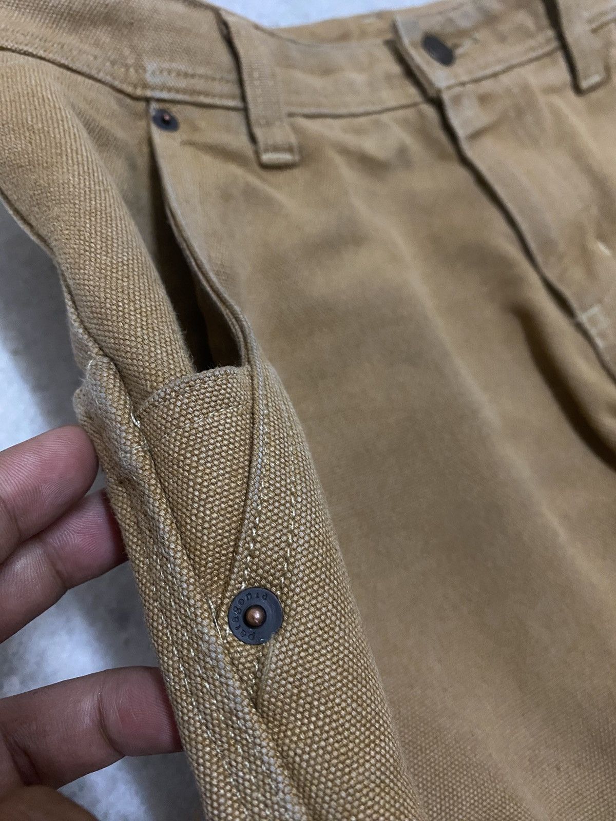 Japanese Brand Patagonia Iron Forge Hemp Canvas Barn Pants - Cinch Back Size US 32 / EU 48 - 6 Thumbnail