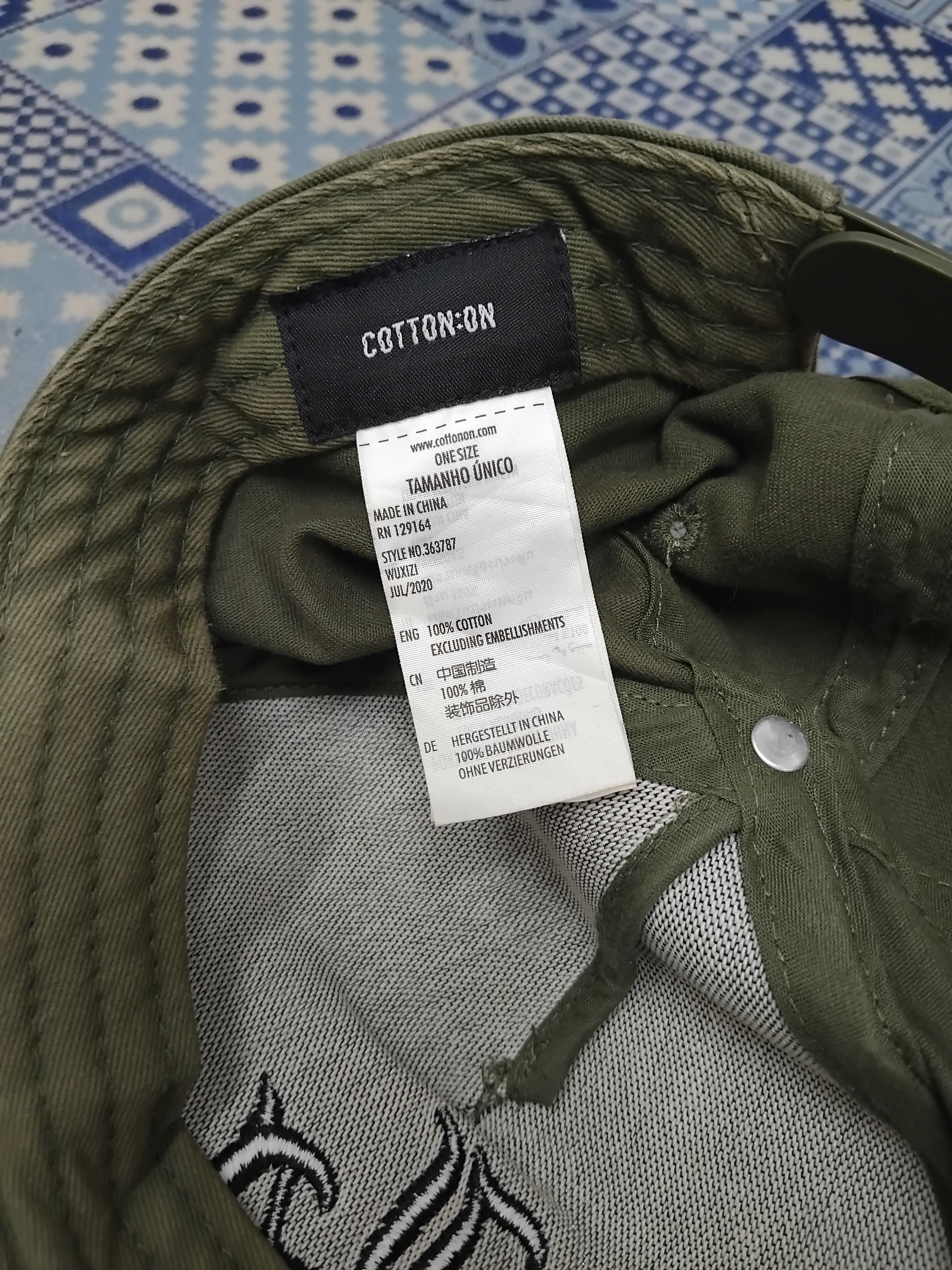 Japanese Brand LA Military green cap Size ONE SIZE - 2 Thumbnail