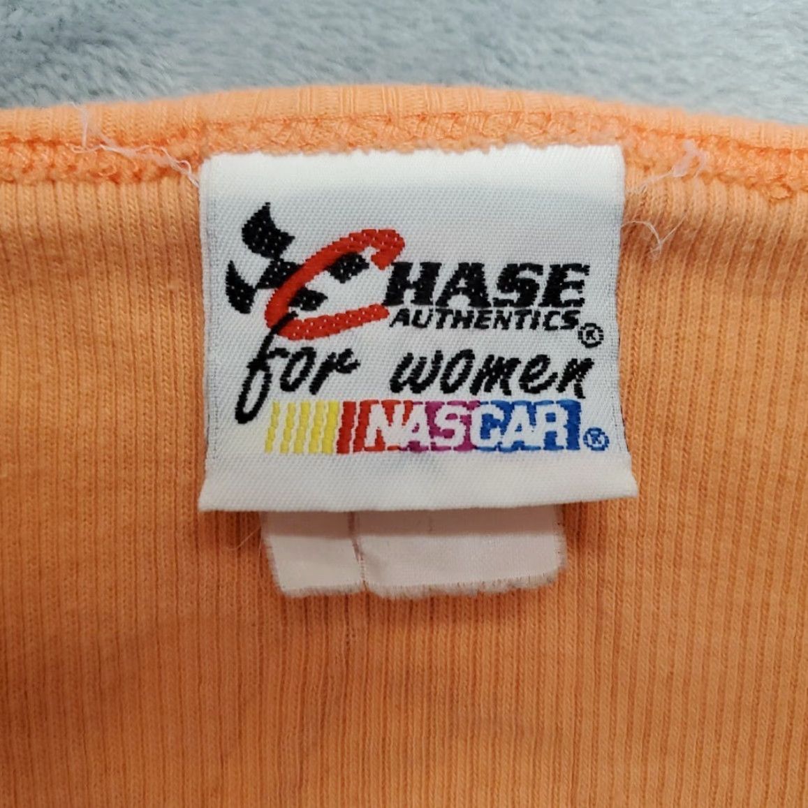 Chase Authentics VINTAGE Richard Childress Womens S Peach Richard Childress Burton Nascar Ribbed Tank Top Shirt Womens XS Peach Ribbed Tank Top NASCAR Racing Olomb? Size S / US 4 / IT 40 - 3 Thumbnail