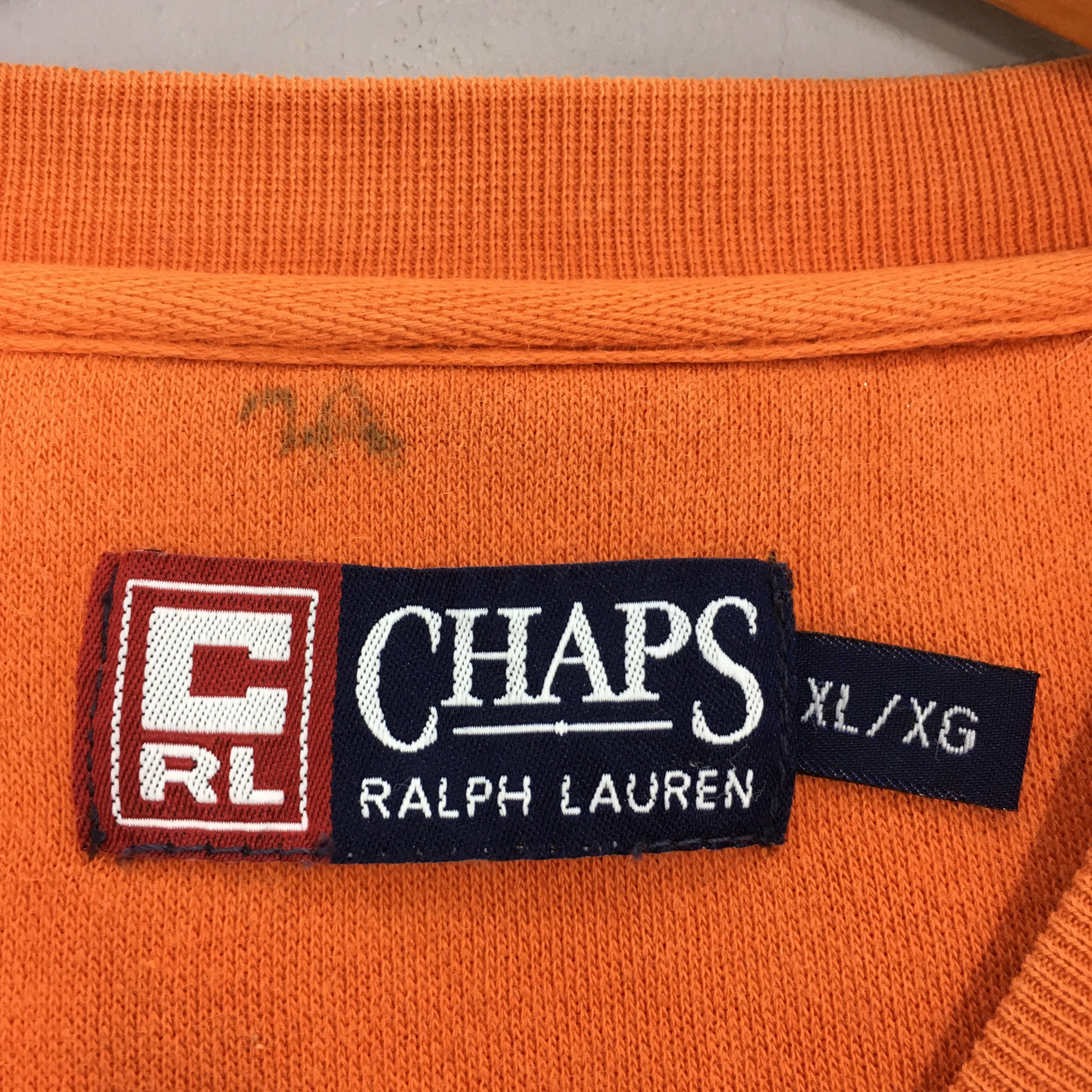 Chaps Ralph Lauren × Ralph Lauren × Vintage Vintage Chaps Ralph Lauren Bear Fleece Sweatshirt (L) JK426 Size US XL / EU 56 / 4 - 8 Thumbnail