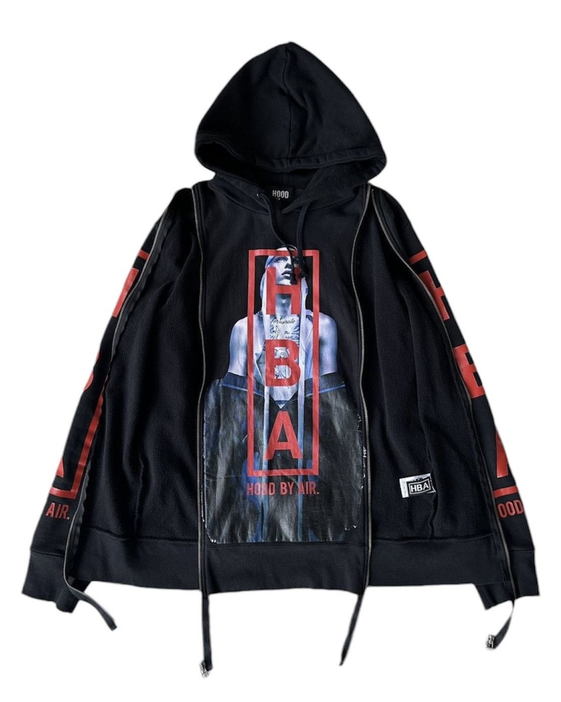 Anonymous Club × Hood By Air Hood By Air Zip Hoodie Size US M / EU 48-50 / 2 - 2 Thumbnail
