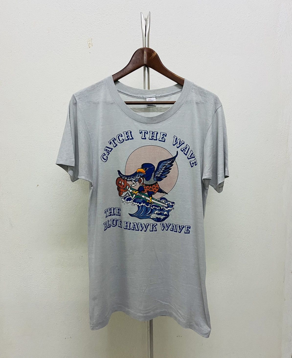 Vintage VINTAGE THE BLUE HAWK WAVE TEE Size US XL / EU 56 / 4 - 3 Thumbnail
