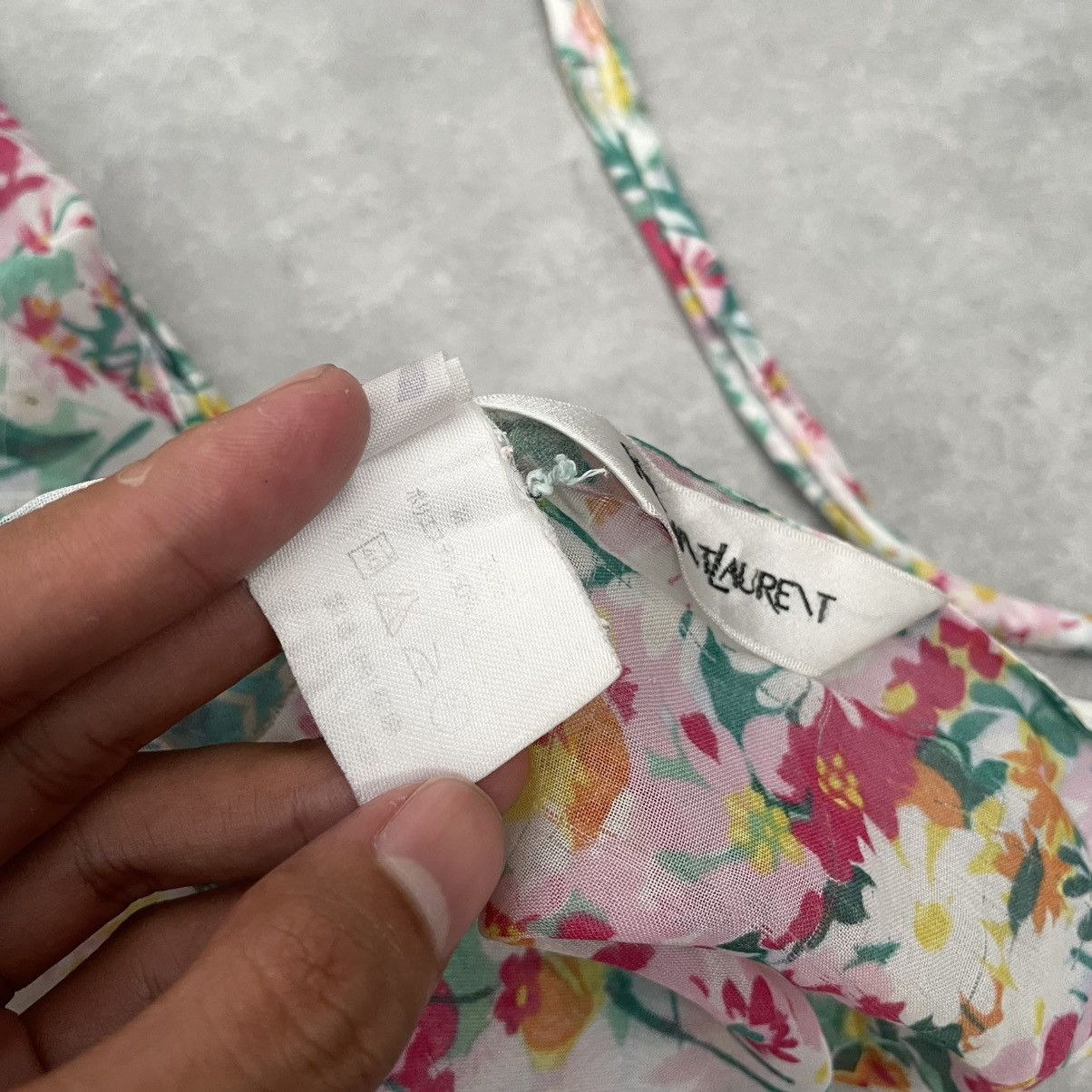 Yves Saint Laurent Yves Saint Laurent Floral Apron Size ONE SIZE - 5 Thumbnail