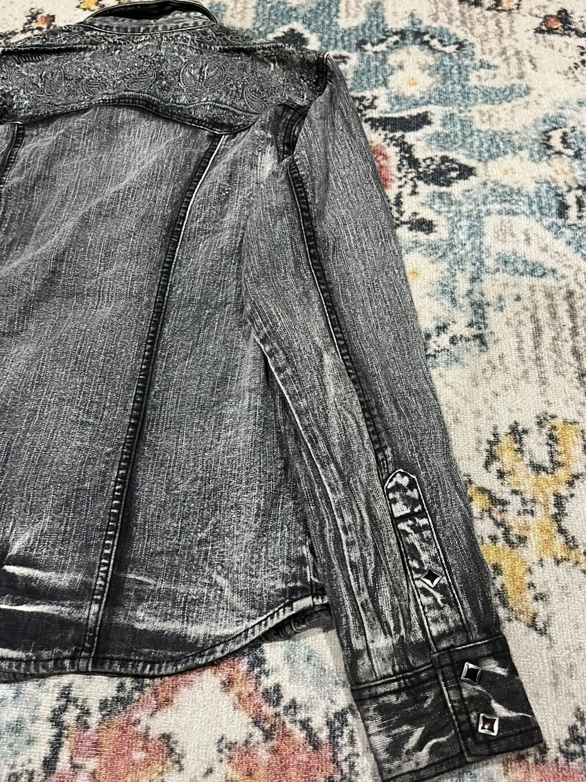 In The Attic Black denim western shirt Size US M / EU 48-50 / 2 - 9 Thumbnail