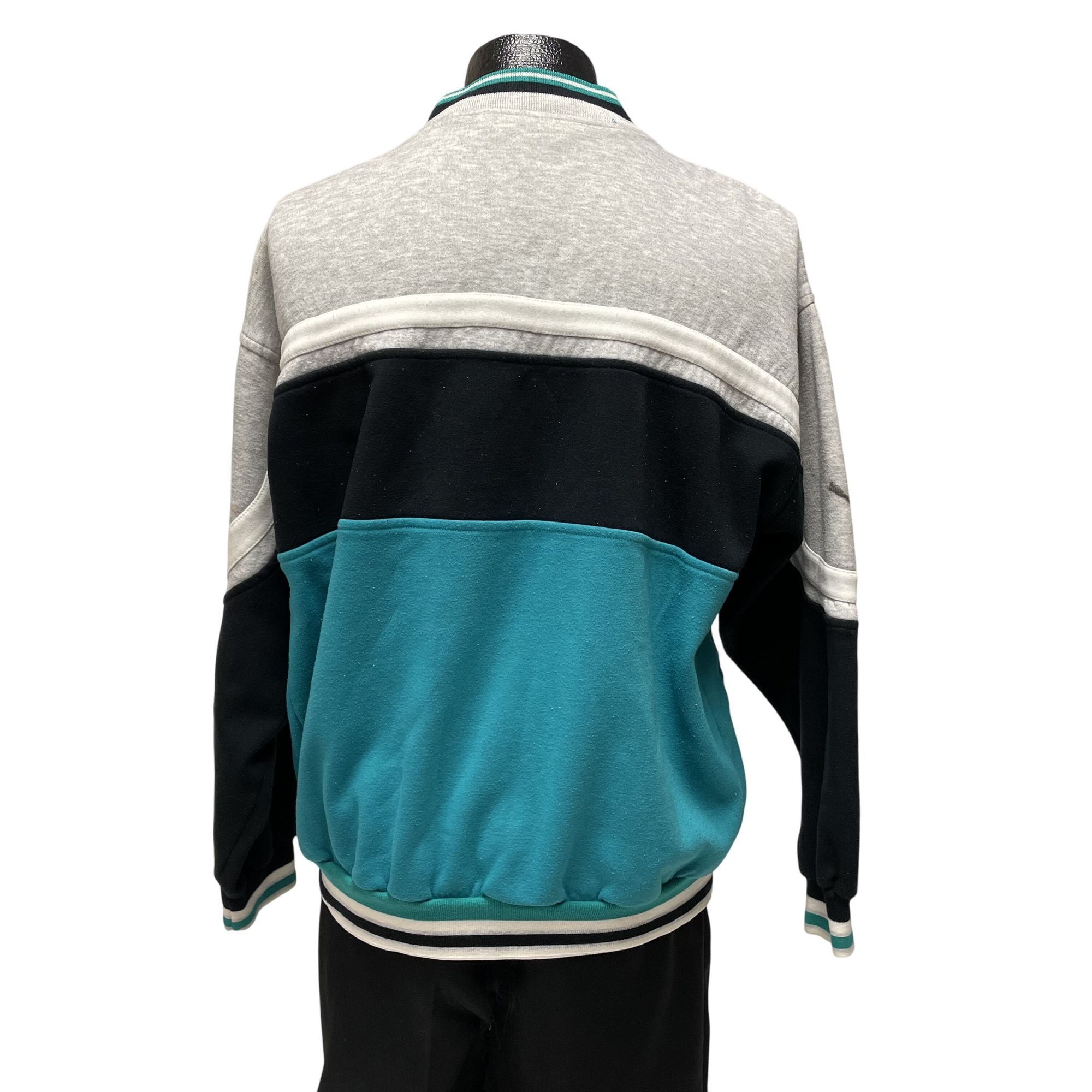 Pierre Cardin Vtg Pierre Cardin HEATHER COLORBLOCK TRI BLEND Jacket Size US XL / EU 56 / 4 - 4 Thumbnail