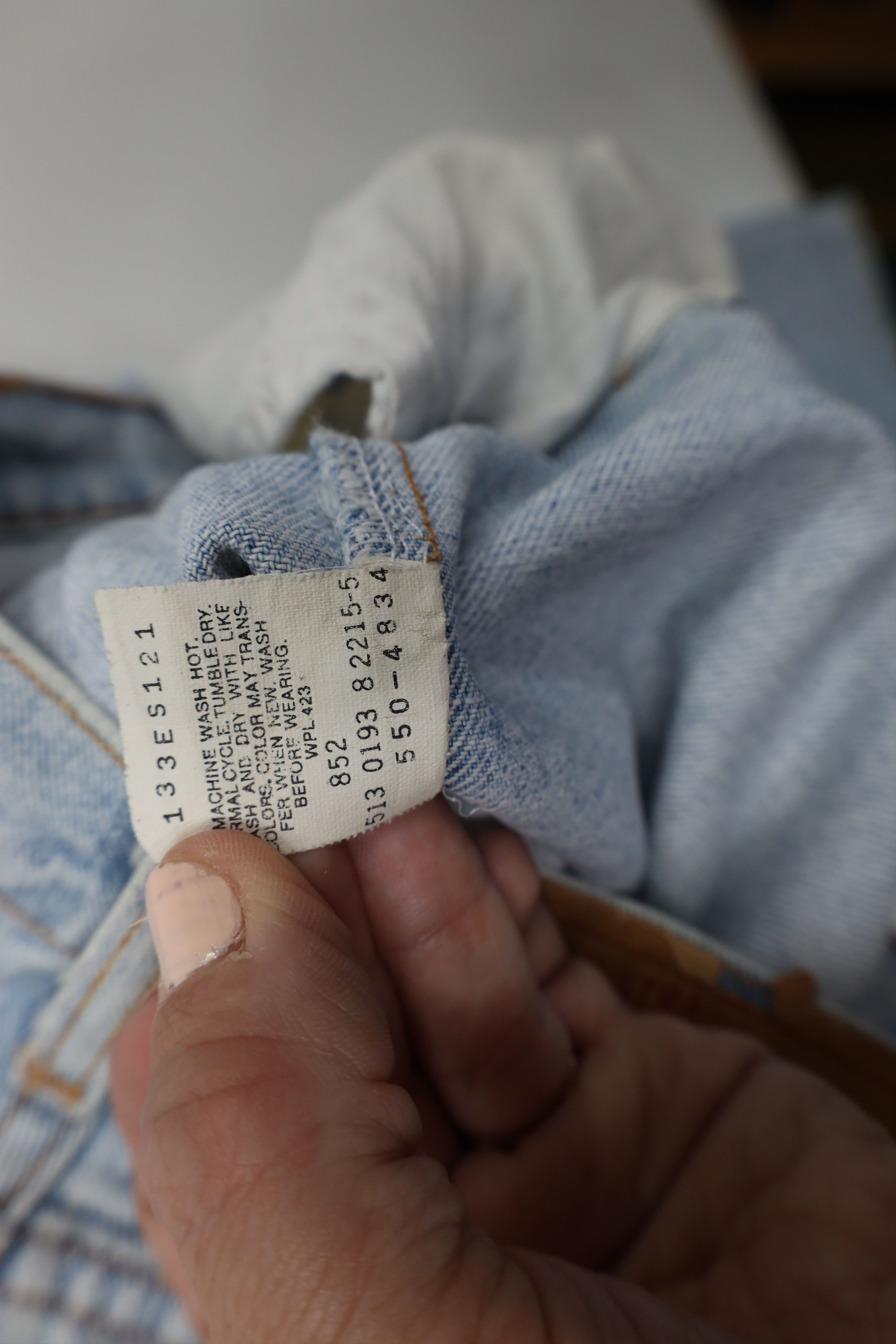 Levi's Vintage 90s Levis 550 Relaxed Tapered Leg Jeans Blue USA Size US 34 / EU 50 - 10 Thumbnail