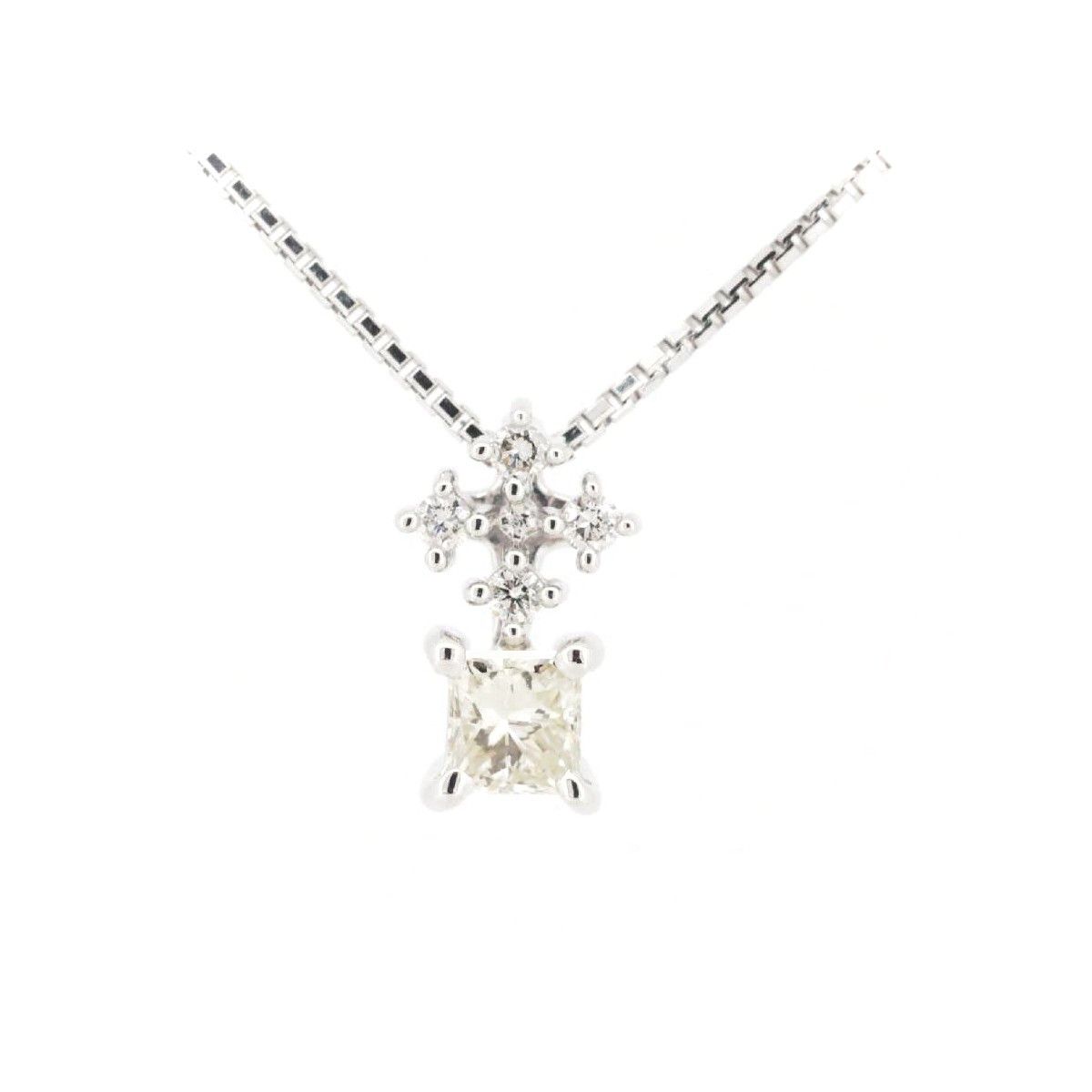 Other Tasaki Tasaki Au750 Diamond Necklace Precious Metal Necklace DUTY FREE for USA Size ONE SIZE - 1 Thumbnail