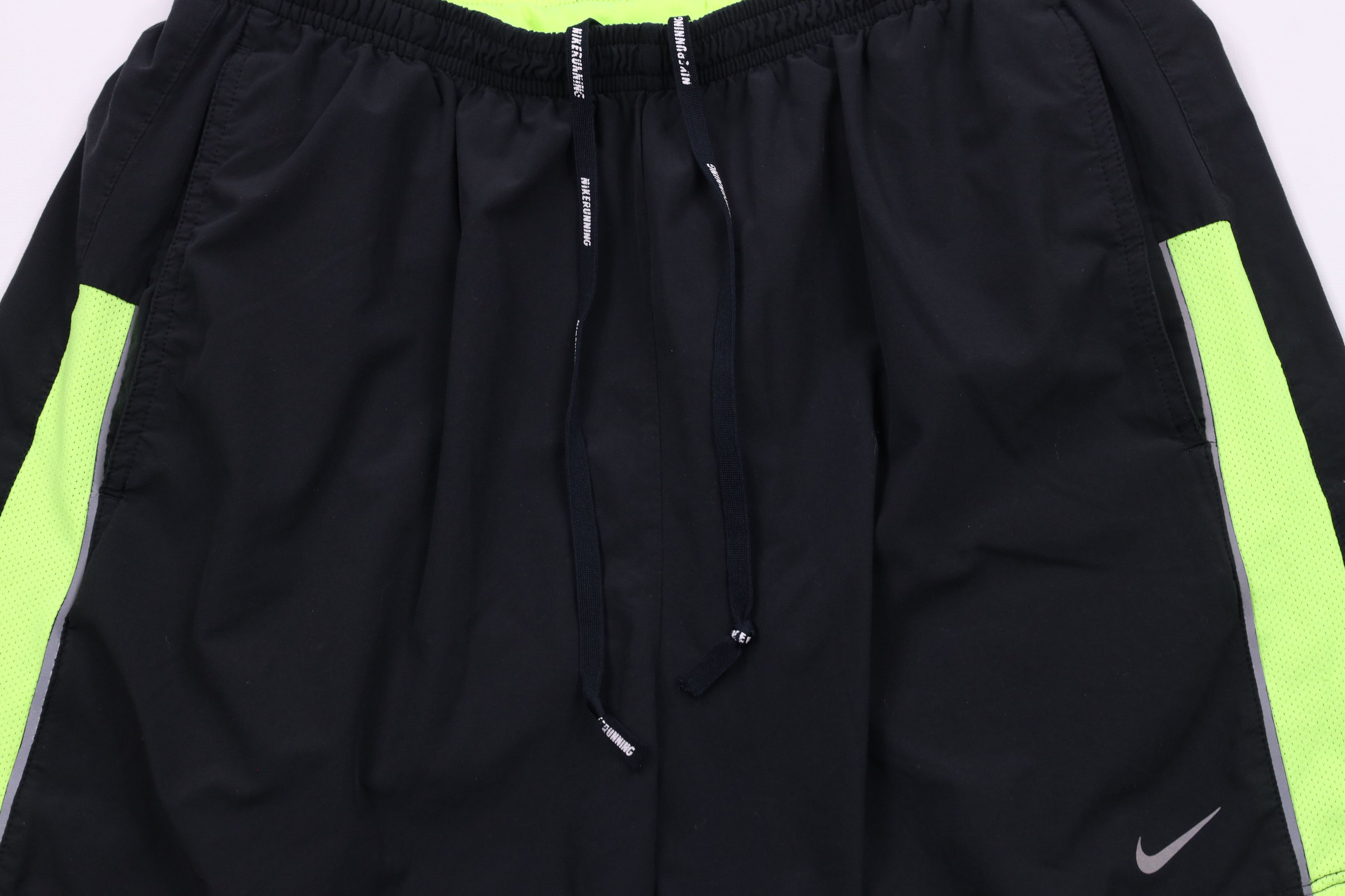 Nike × Vintage Vintage Nike Running Mini Swoosh Reflective Lined Shorts Size US 34 / EU 50 - 3 Thumbnail