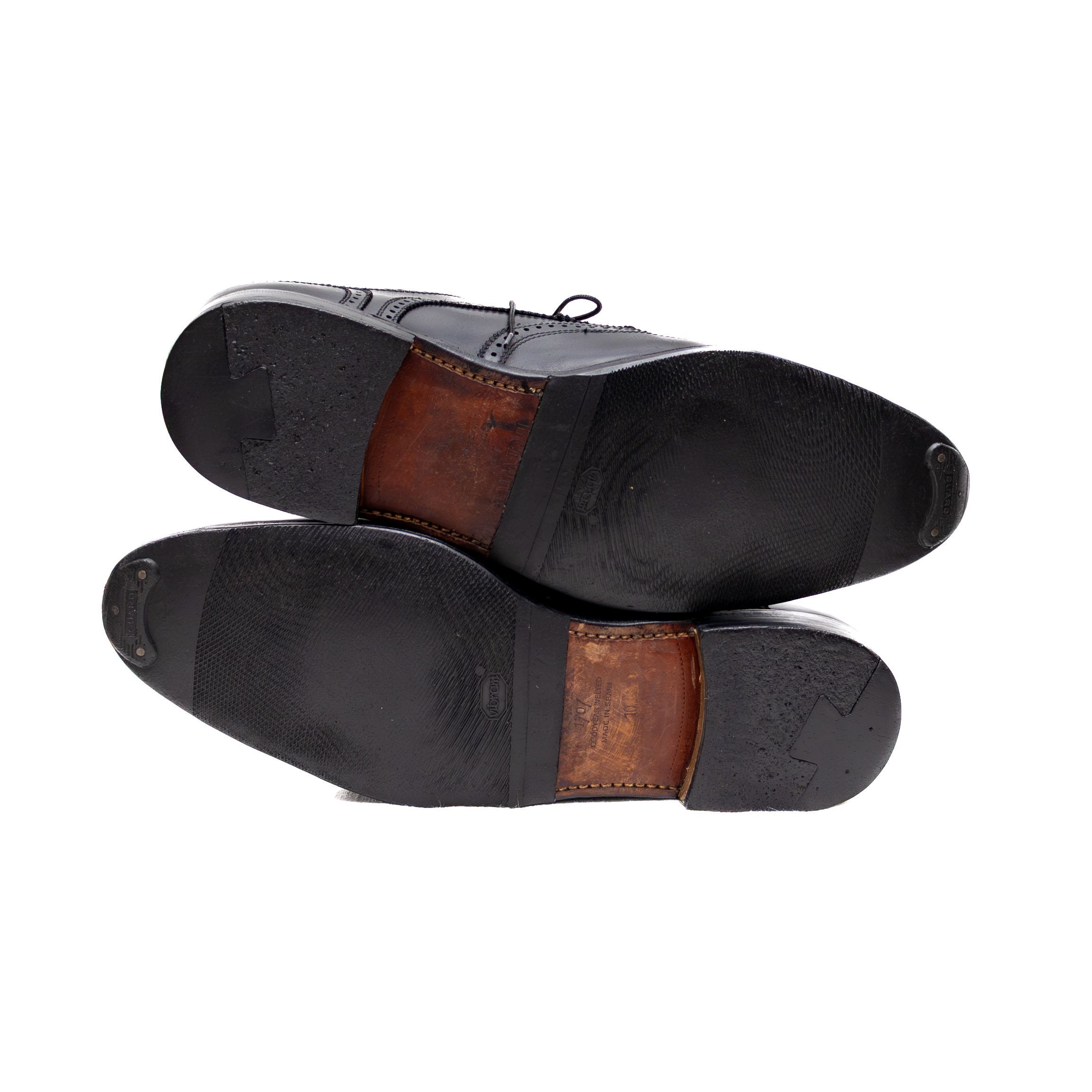 Berwick 1707 Men’s Berwick 1707 Black Leather Brogue Oxford Shoes sz 11 Size US 11 / EU 44 - 9 Thumbnail