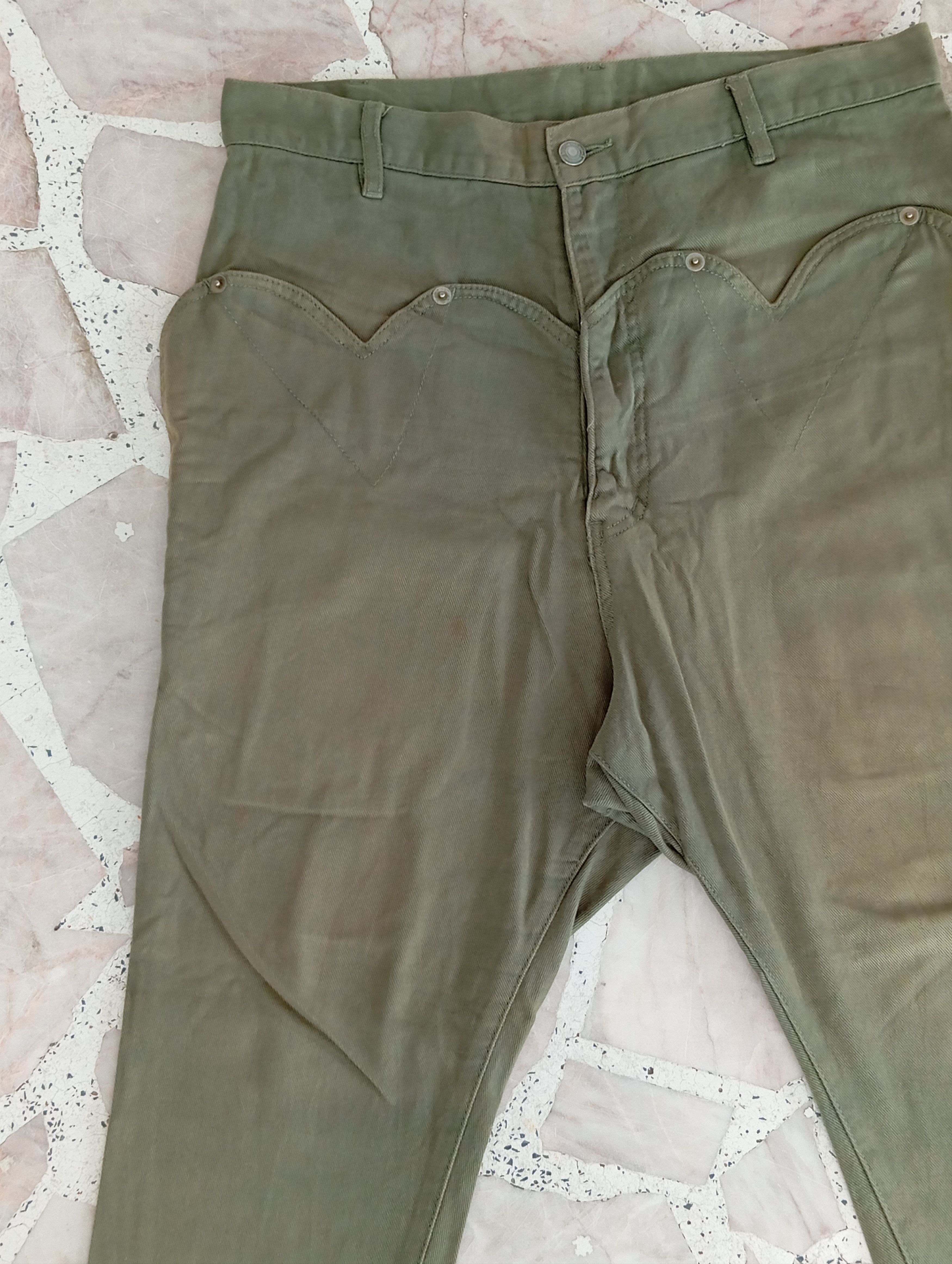 Issey Miyake × Japanese Brand Jevous Enprie Olive Pants Size US 34 / EU 50 - 3 Thumbnail