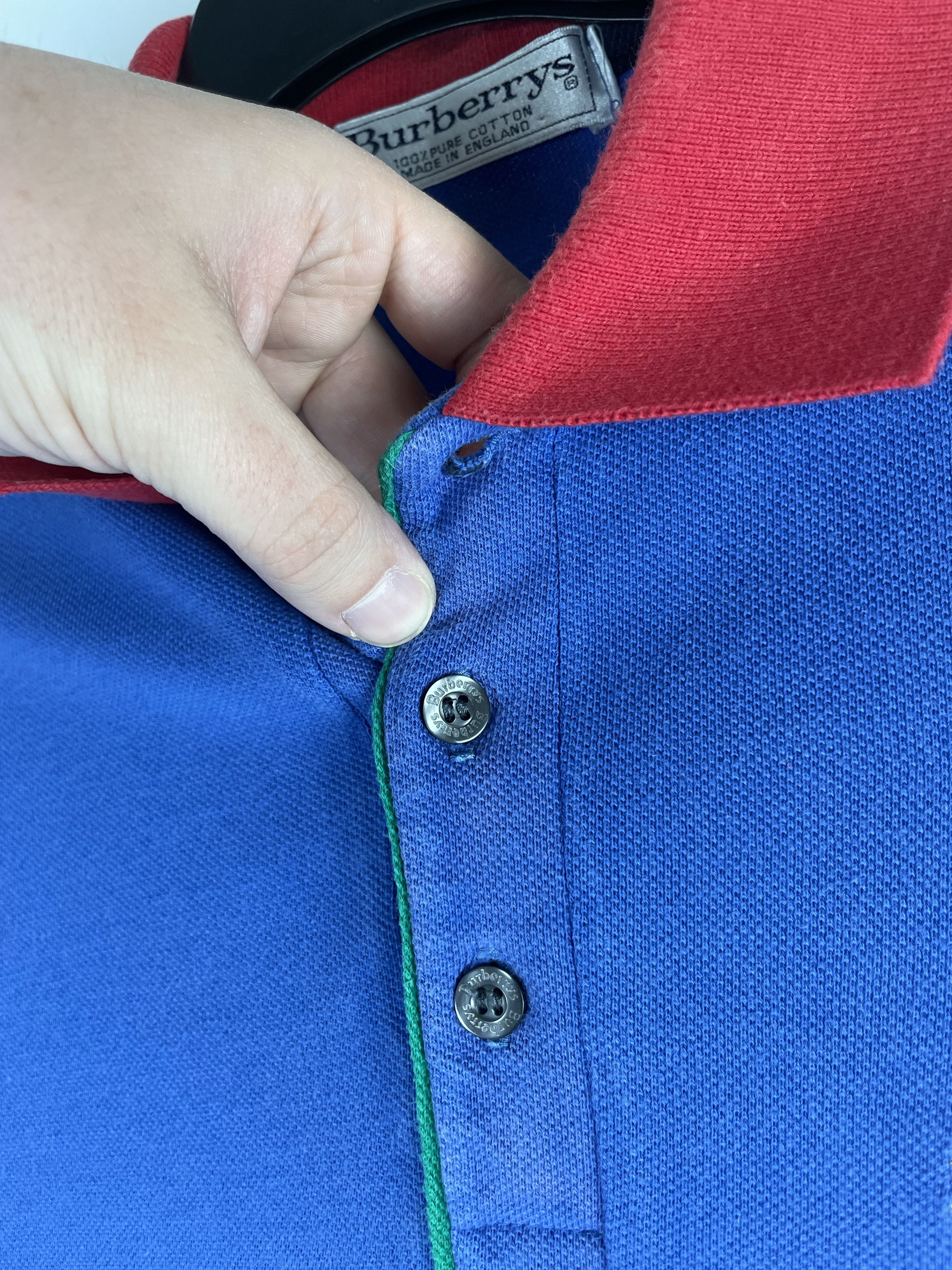 Burberry VIintage Burberry Polo Shirt Size US XL / EU 56 / 4 - 7 Thumbnail