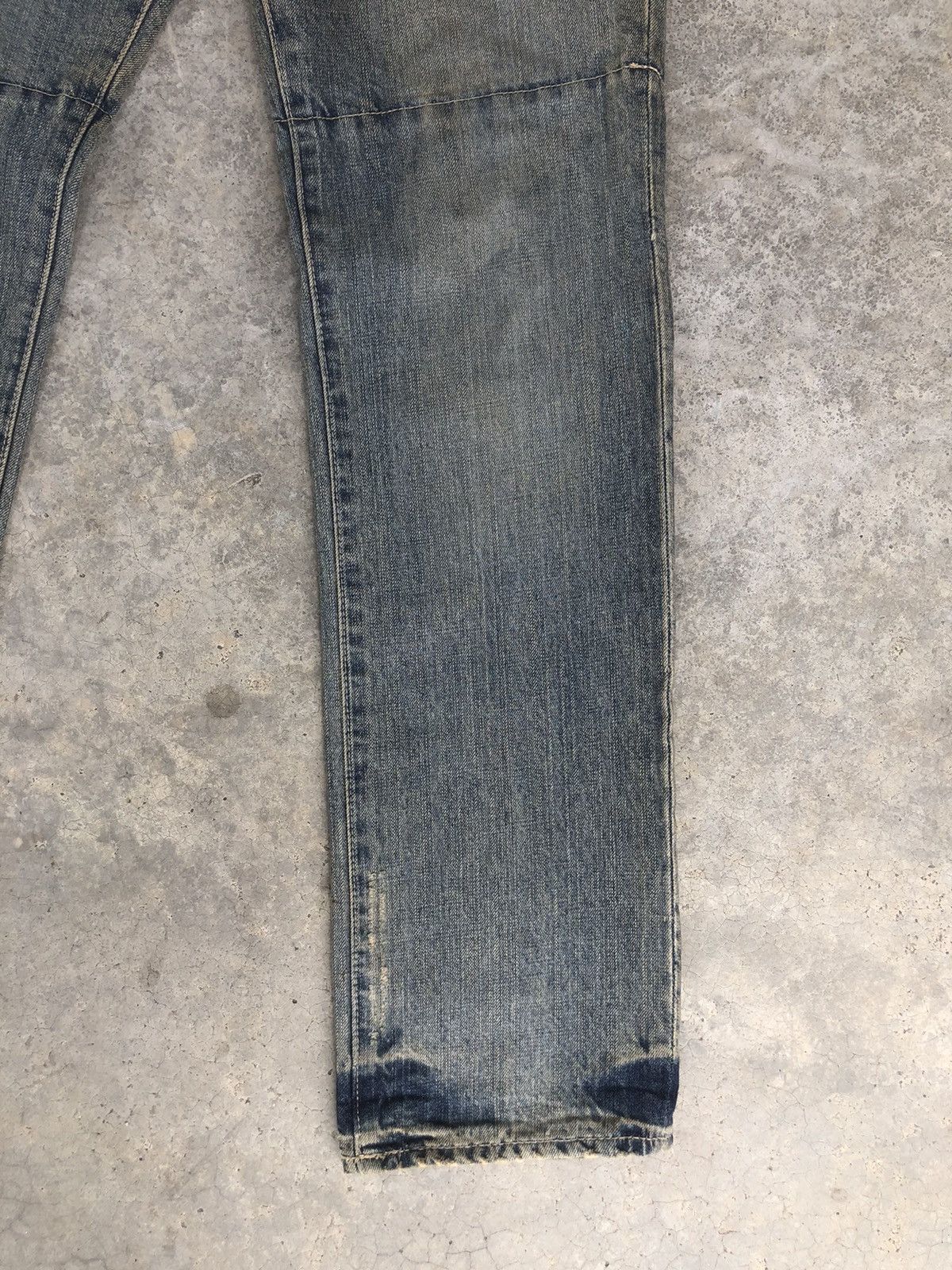 PPFM PPFM Double Waist Distressed Jeans Size US 32 / EU 48 - 7 Thumbnail