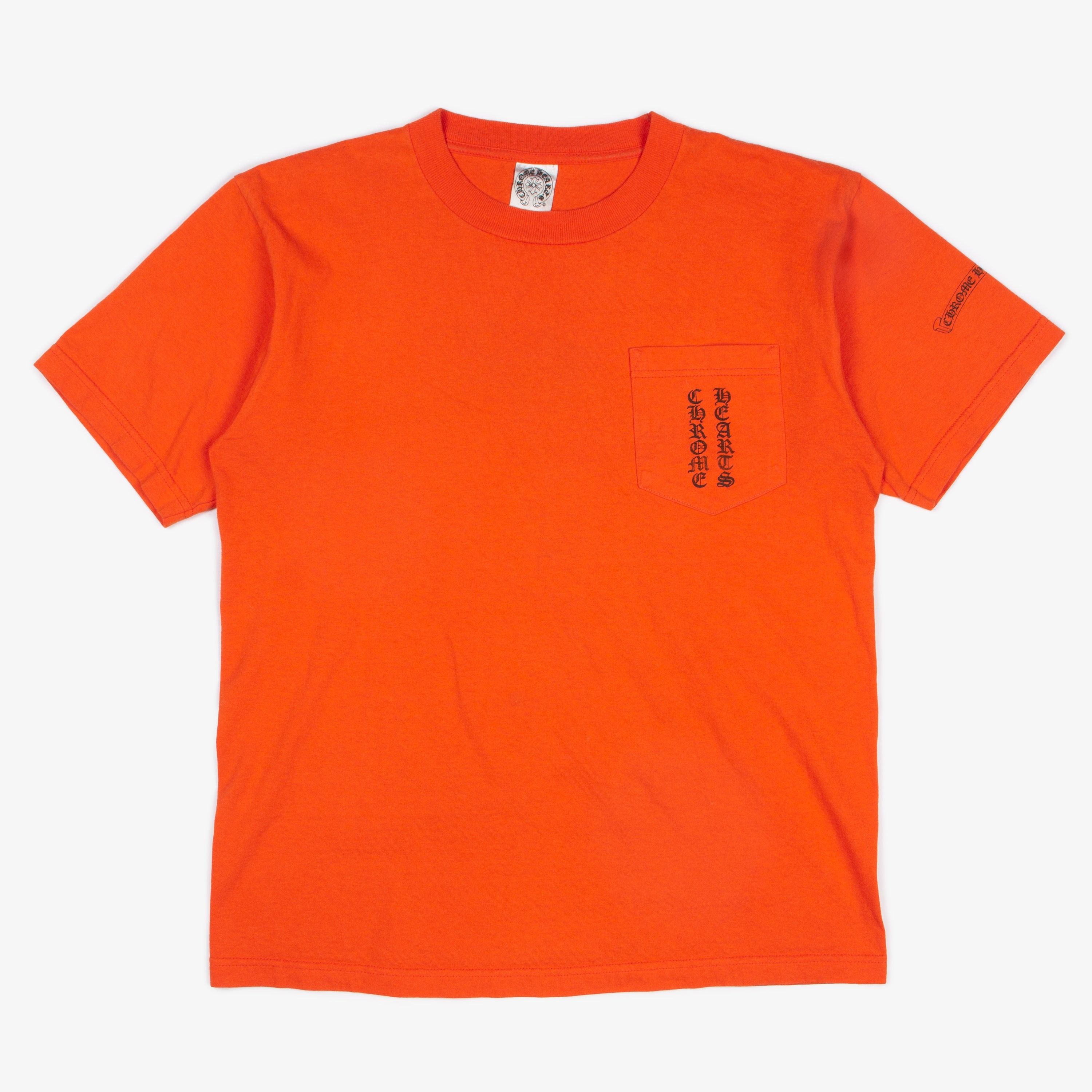 Chrome Hearts CHROME HEARTS VINTAGE ORANGE EYE CHART POCKET TEE Size US M / EU 48-50 / 2 - 2 Thumbnail