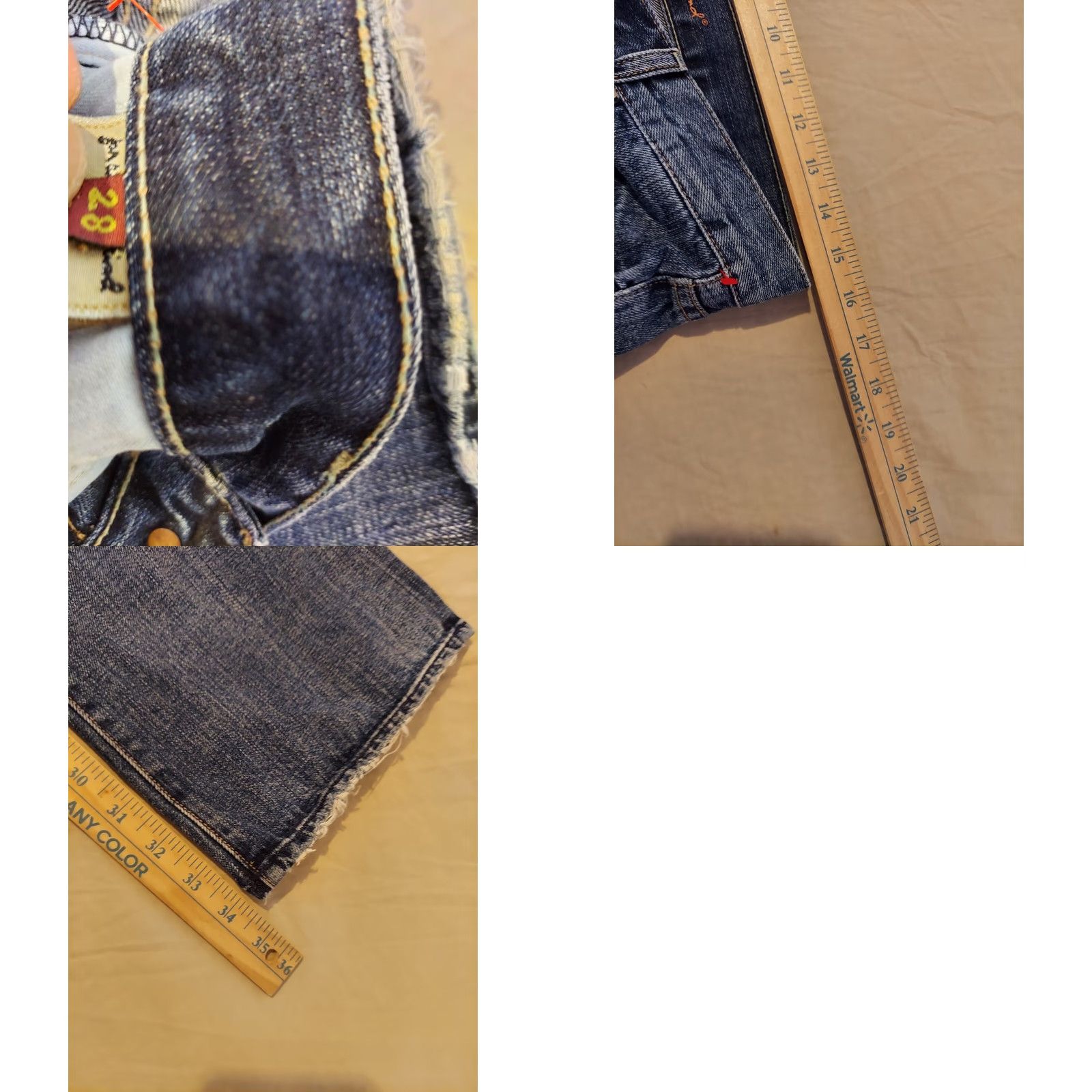 7 For All Mankind Womens 7 For All Mankind Jeans 28 Denim Flare Blue Regular Jeans Womens 28 Denim Flared Flare Jeans Size 28" / US 6 / IT 42 - 8 Thumbnail