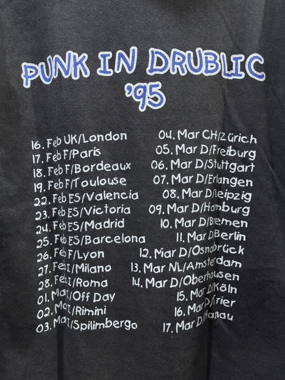 Band Tees Vintage Nofx Punk In Drublic 1995 Tour Size US XL / EU 56 / 4 - 6 Thumbnail