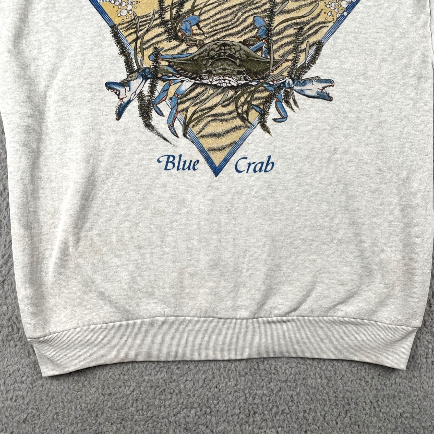 Fruit Of The Loom VINTAGE Fruit of the Loom Sweatshirt Mens XL Chesapeake Bay Blue Crab Made In USA Sweatshirt Size US XL / EU 56 / 4 - 7 Thumbnail