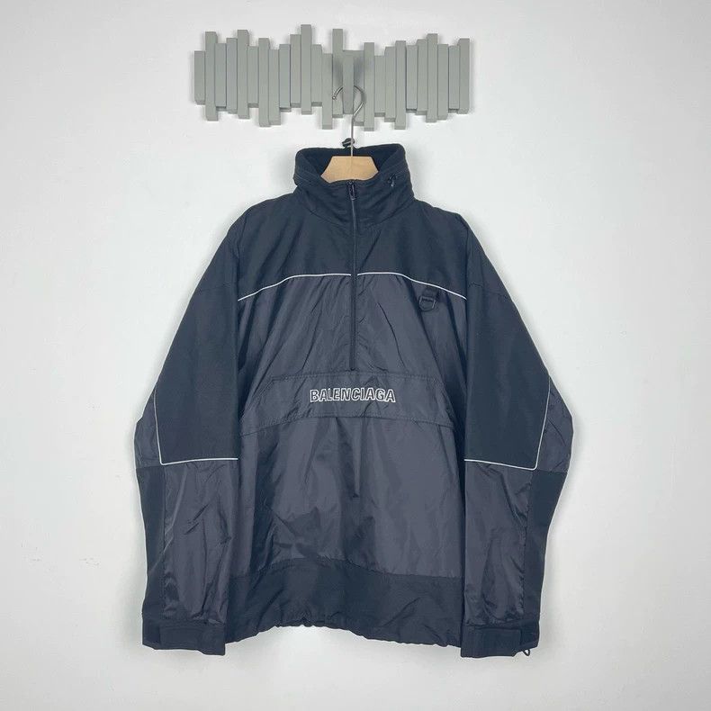 Balenciaga Balenciaga Half-Zip Nylon Jacket Size US M / EU 48-50 / 2 - 1 Thumbnail