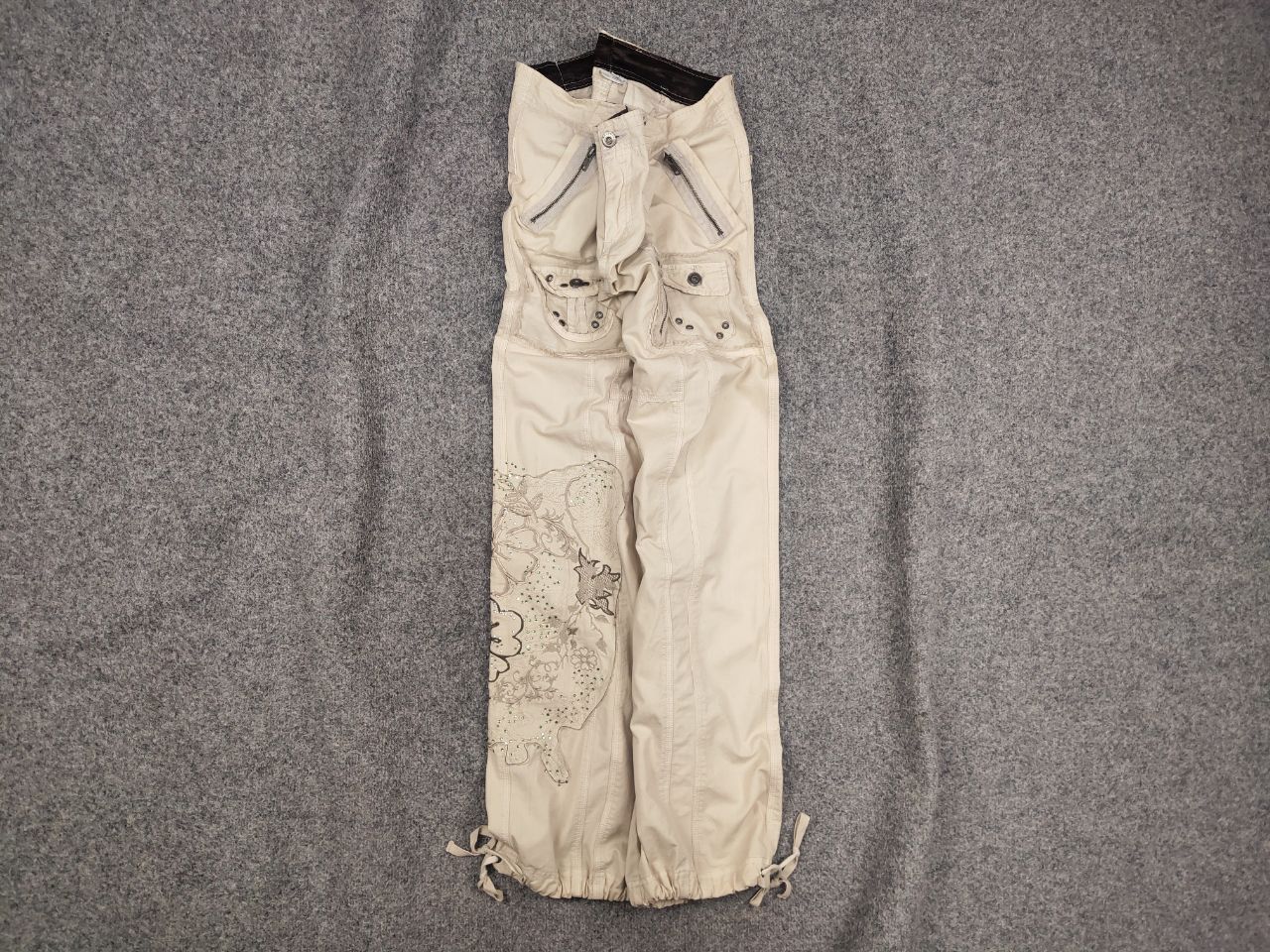 Japanese Brand Vintage Japan Bondage Cargo Pants if six was nine style Y2K Size US 32 / EU 48 - 1 Thumbnail