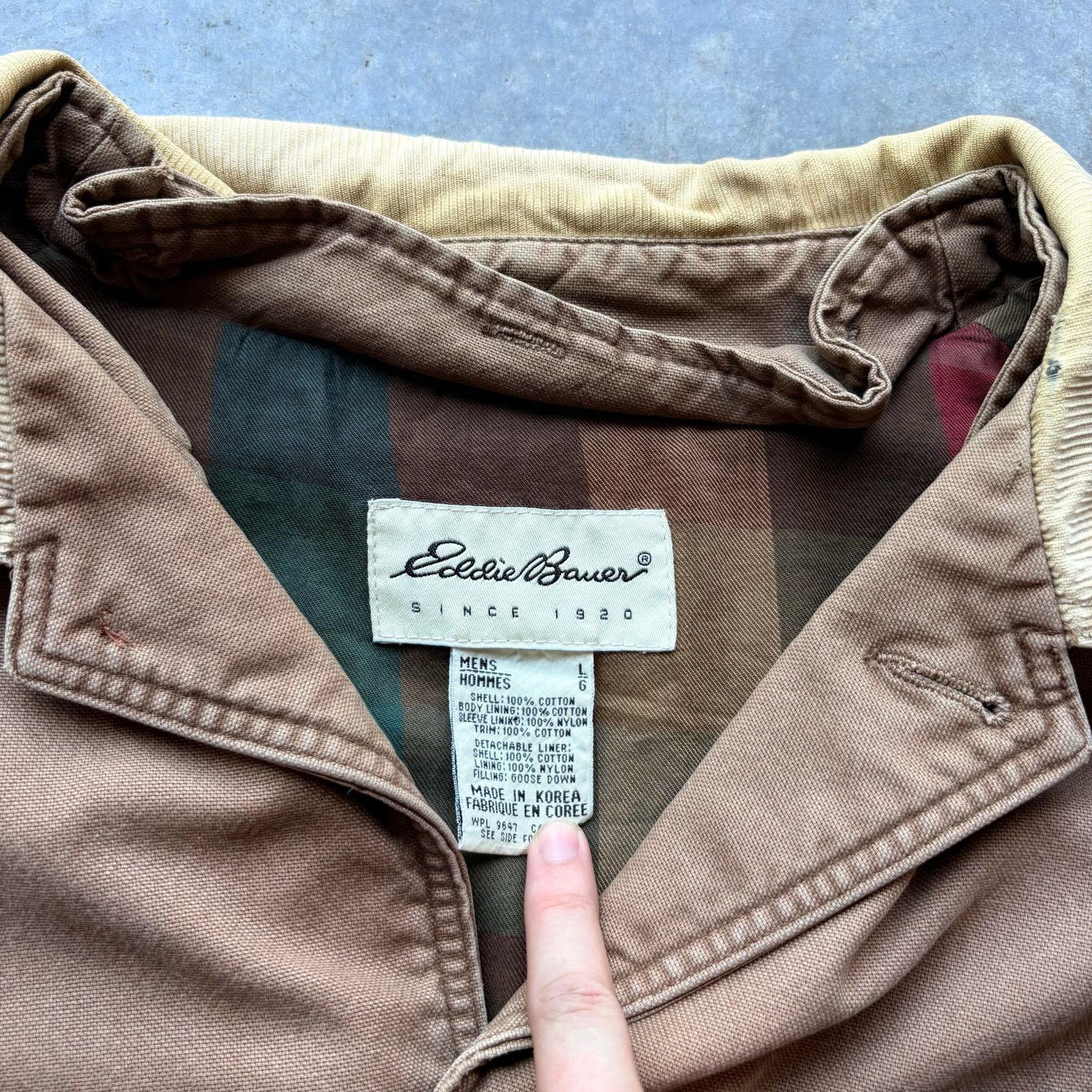 Eddie Bauer Beautiful Vintage Eddie Bauer Flannel Jacket Size US L / EU 52-54 / 3 - 3 Thumbnail