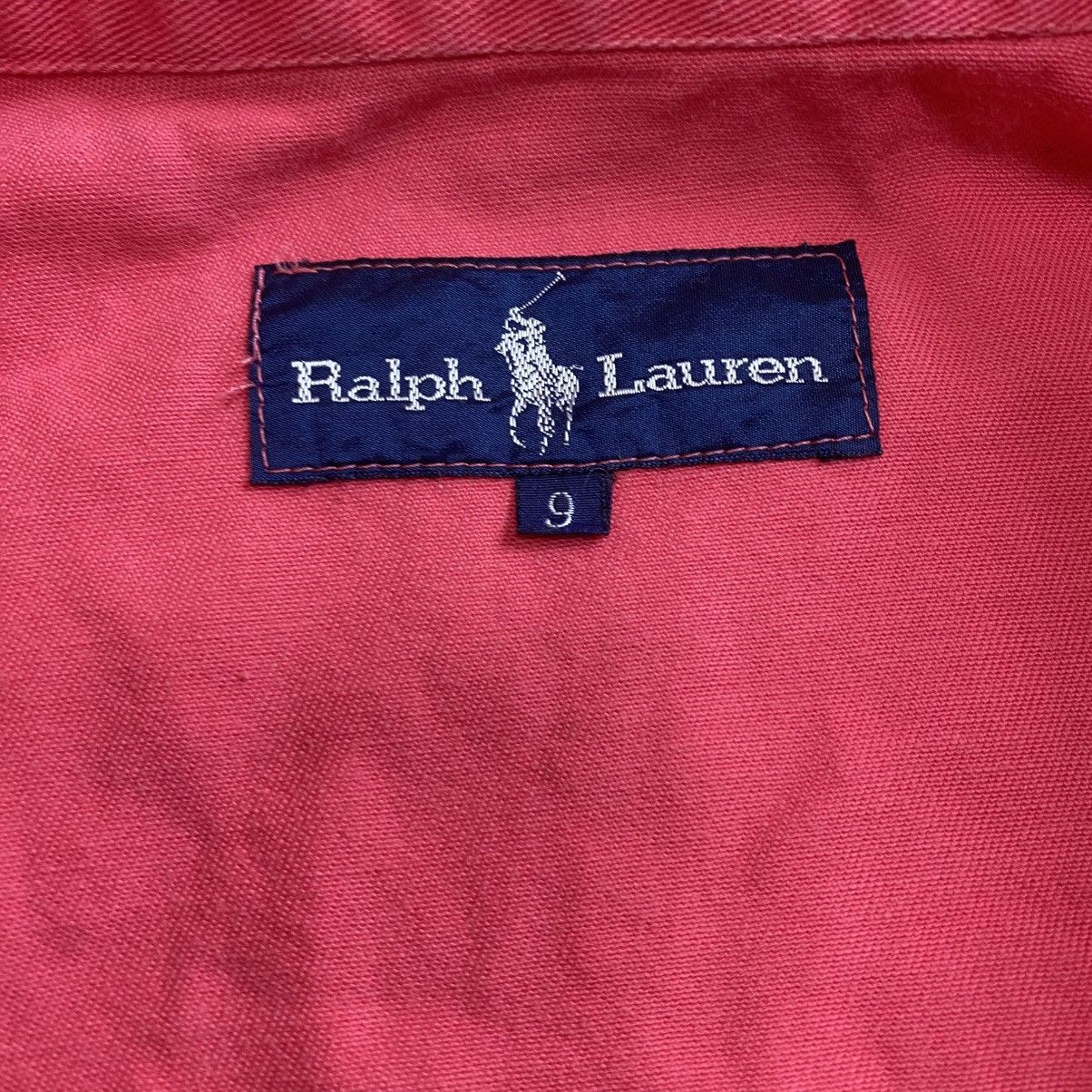 Polo Ralph Lauren × Vintage 💥90s MILKY PINK WORKER POLO RALPH LAUREN JACKET Size US M / EU 48-50 / 2 - 9 Thumbnail